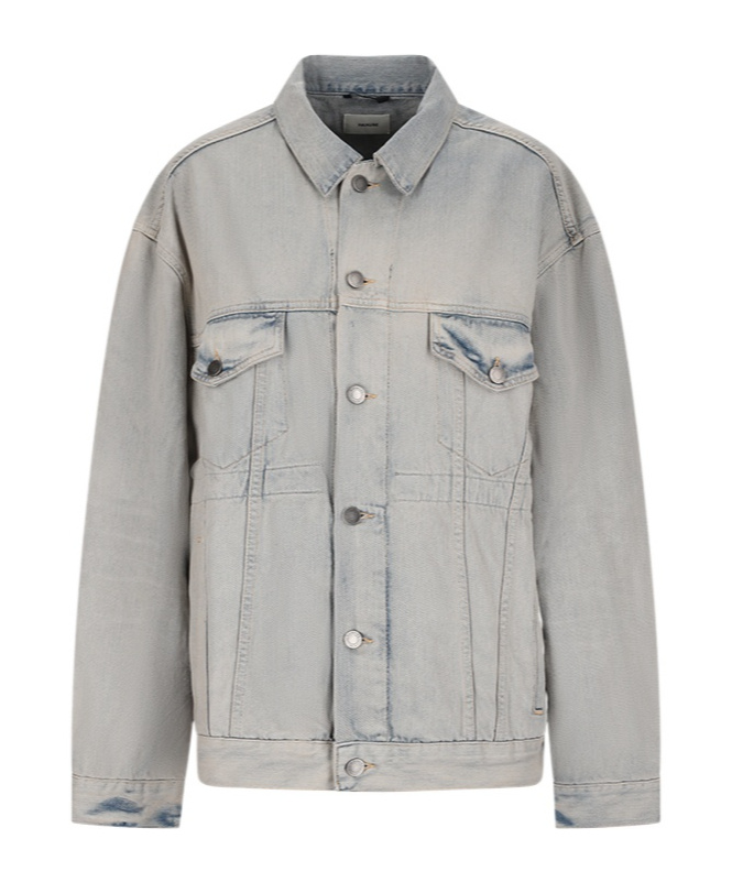Haikure Clay Buttoned Denim Jacket In Blue