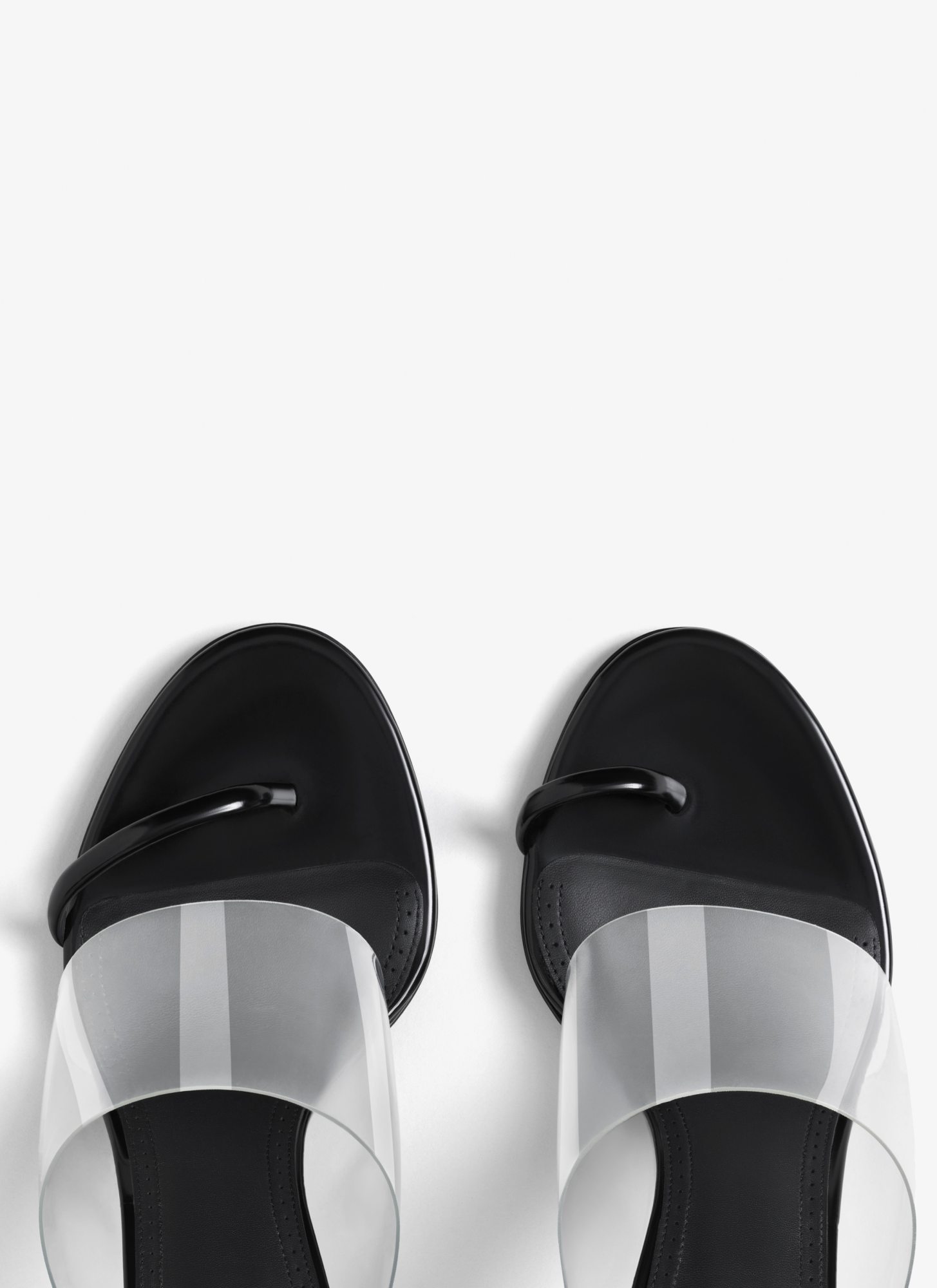 Shop Alaïa 100mm Asymmetric Mules In White