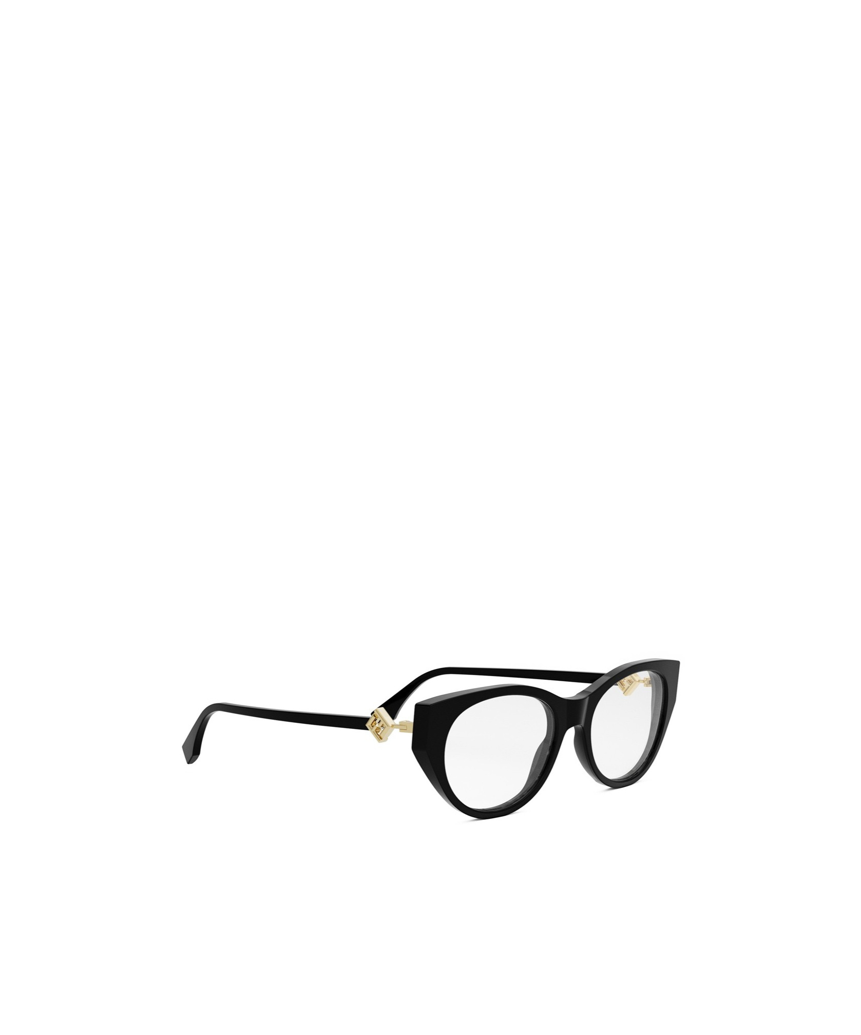 Fendi Eyewear Cat-eye Frame Glasses In Black