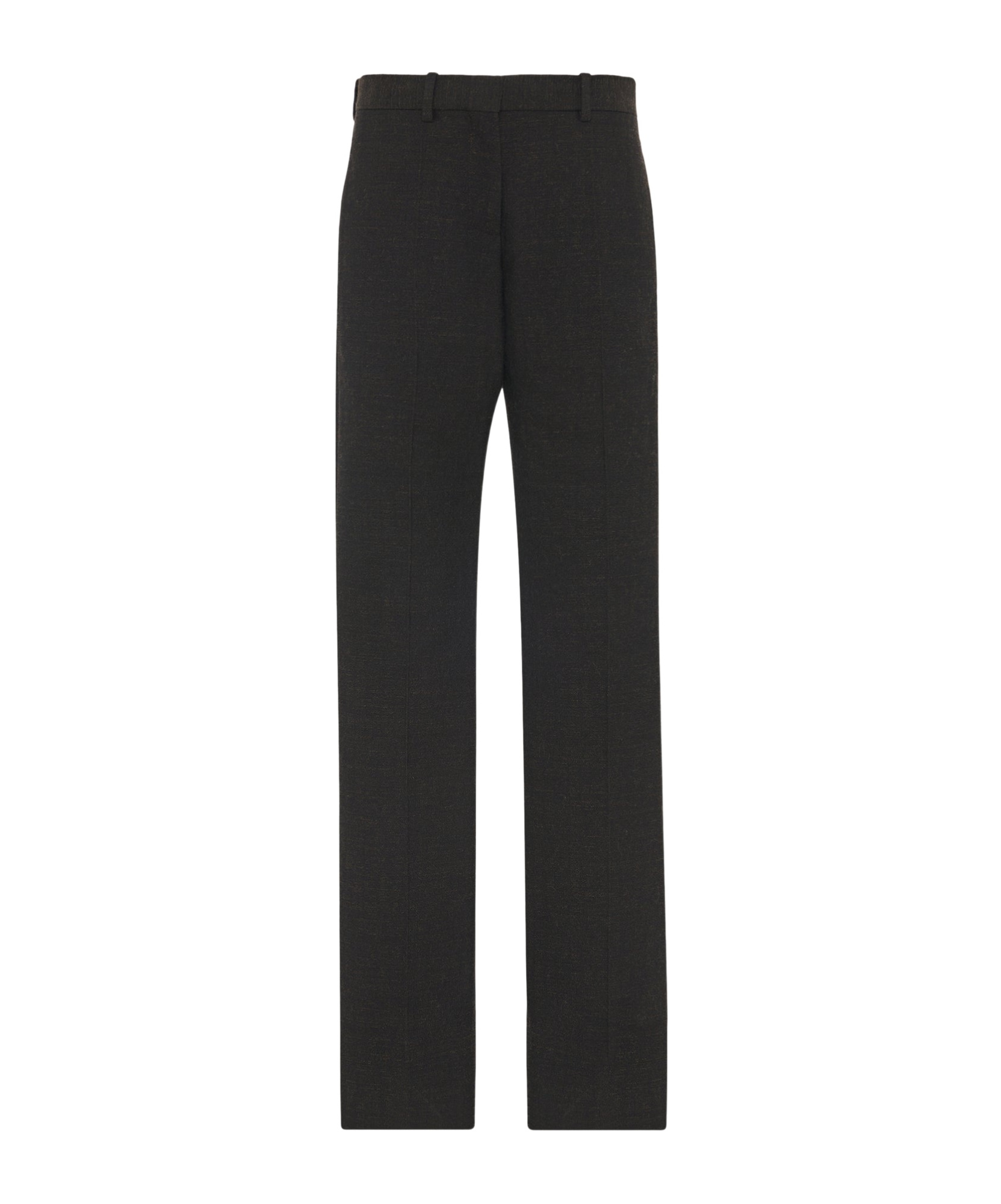 The Row Zuzana Cotton Straight-leg Ankle Pants In Black