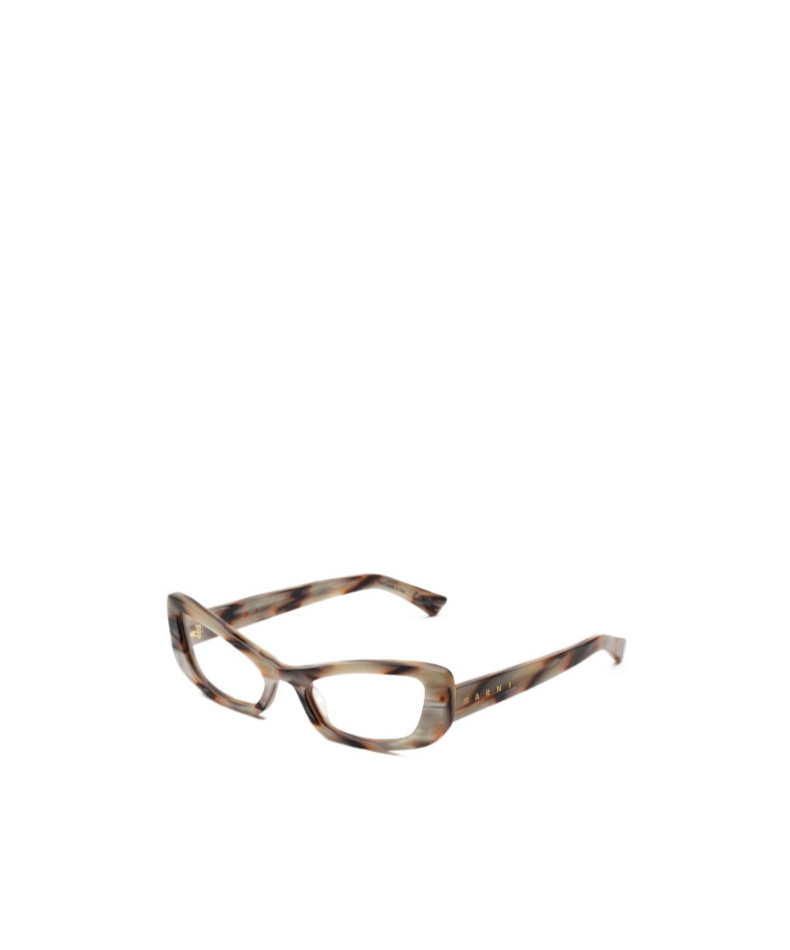 Marni Geometric Flat Mirror In Gold