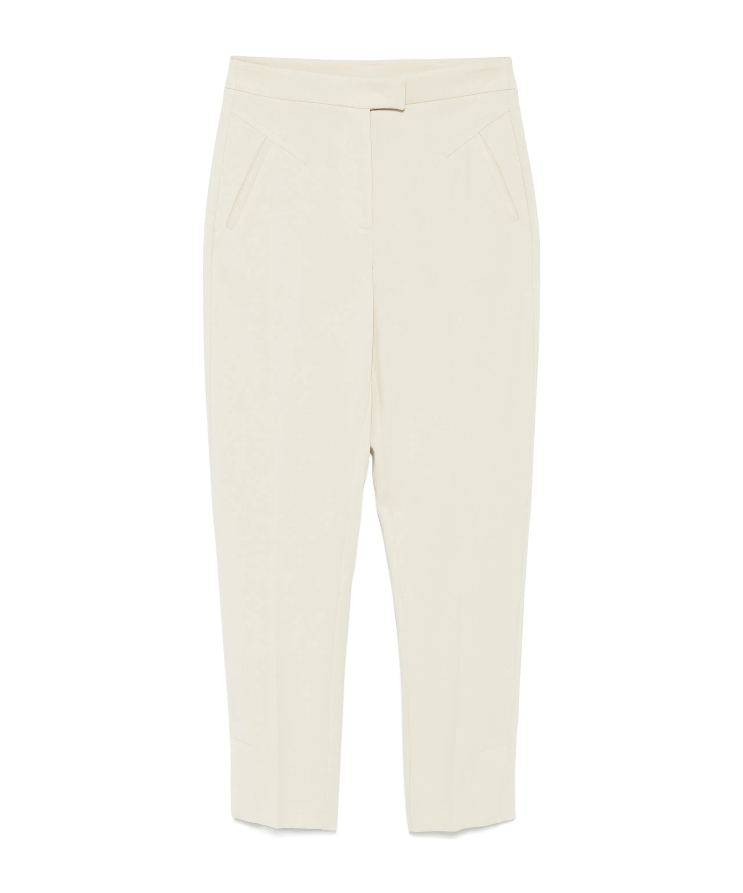 Patrizia Pepe Slim Fit Pants In White