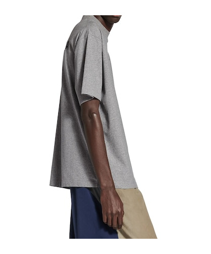 Balenciaga Short Sleeves Cotton Tee In Gray