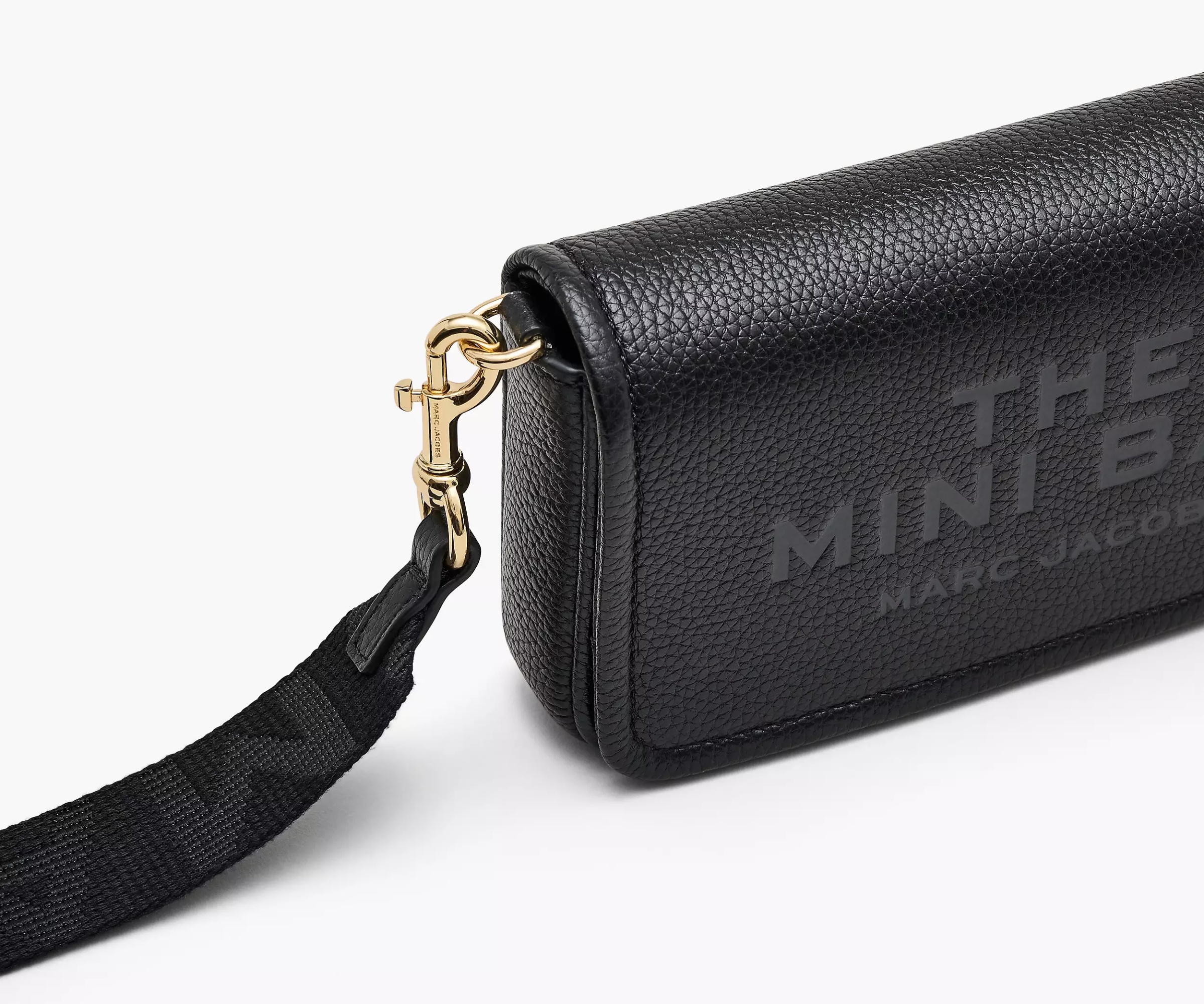 Marc Jacobs Borsa A Tracolla Nera In Pelle Martellata Color Nero In Black