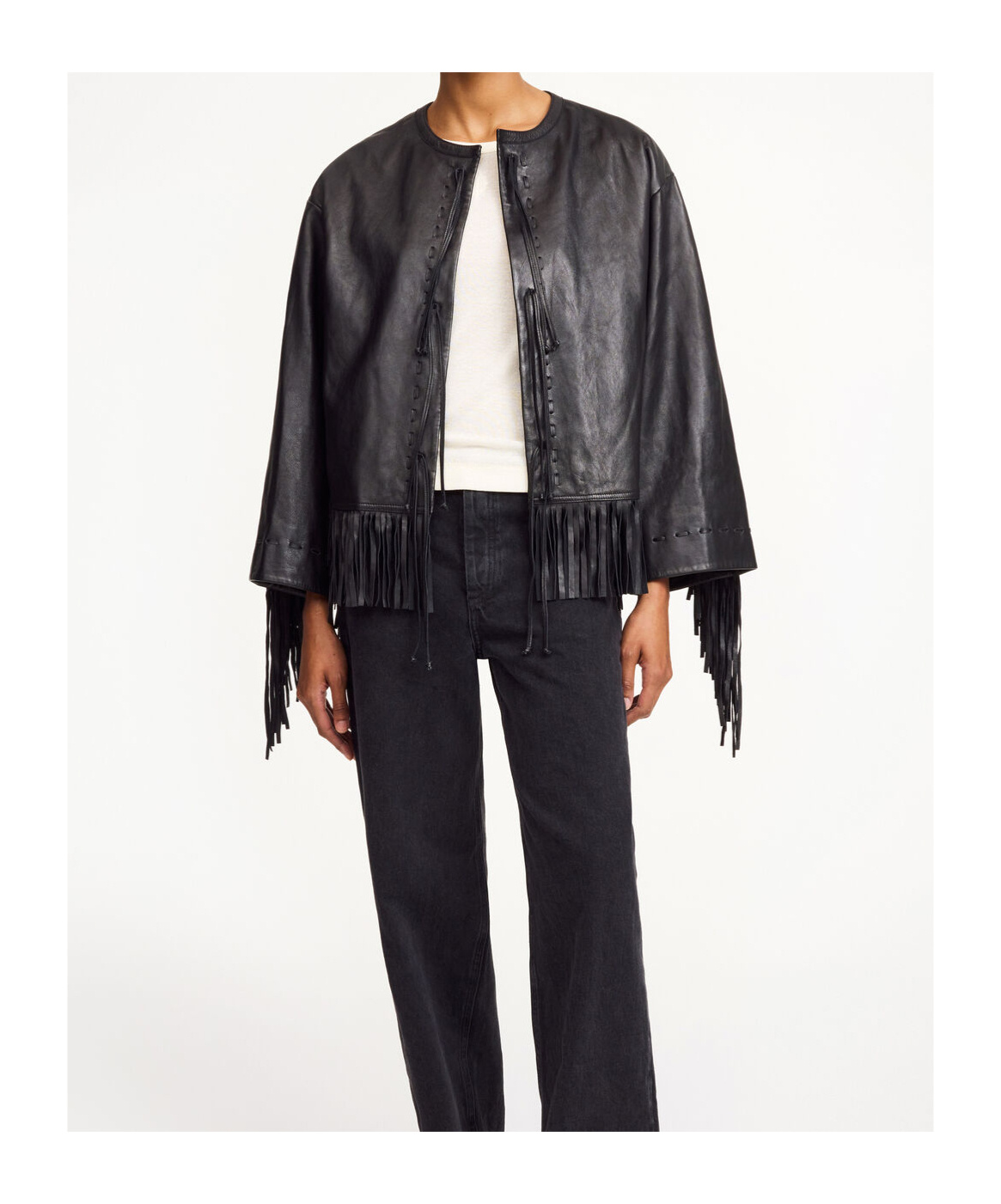 Shop By Malene Birger Zoena Leather Jacket