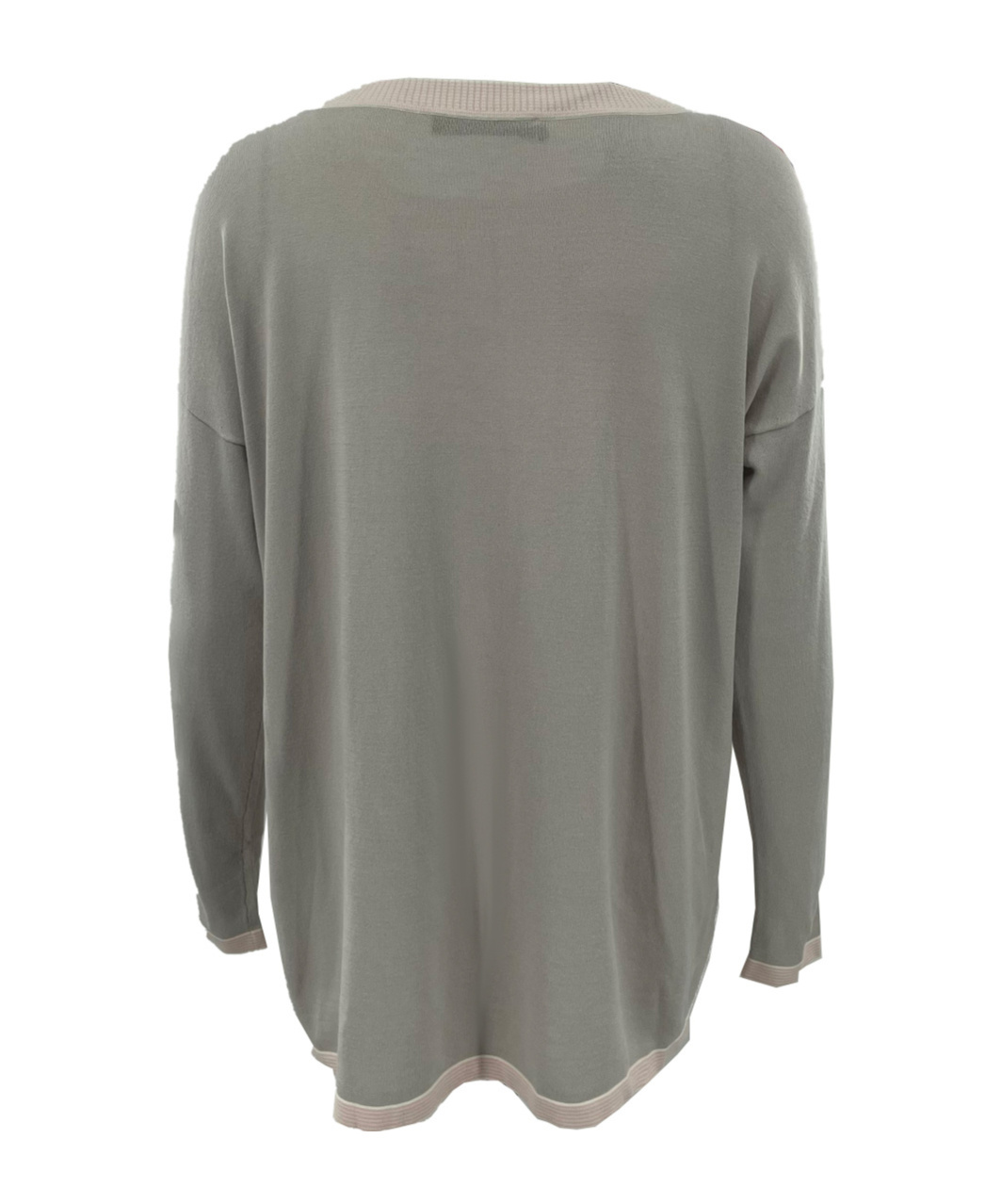 Weekend Max Mara Long-sleeved Sweater In Gray