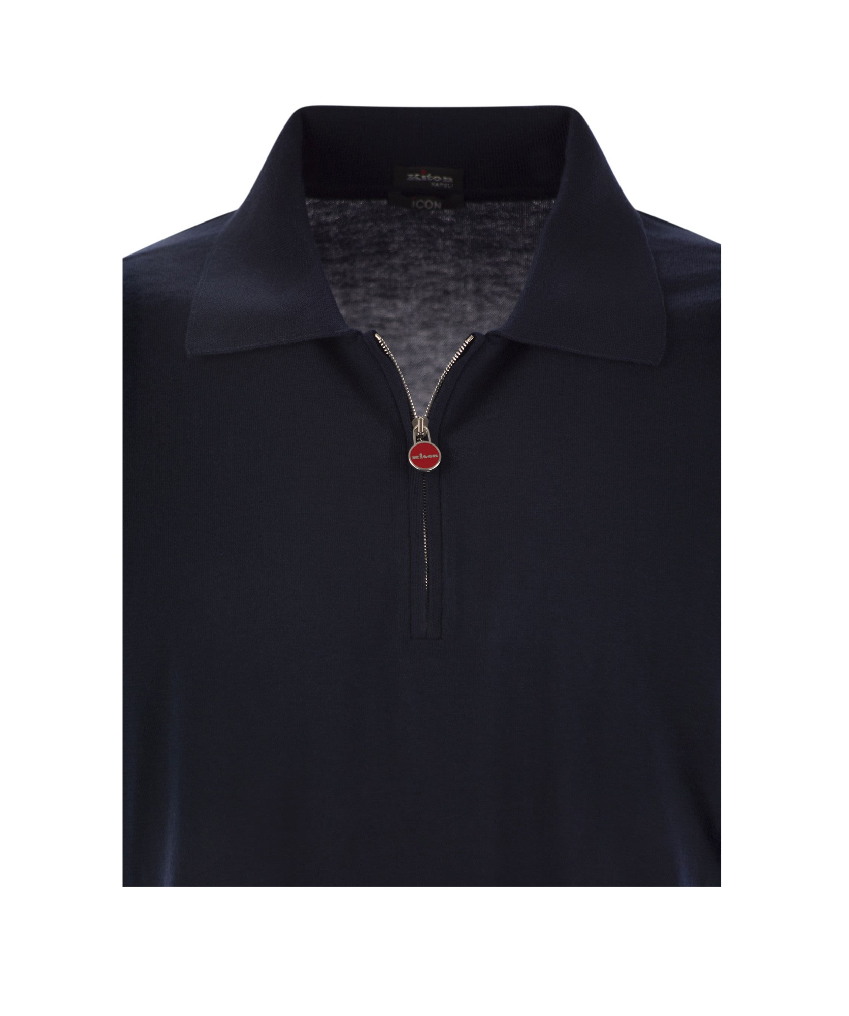 KITON SHORT-SLEEVED POLO SHIRT