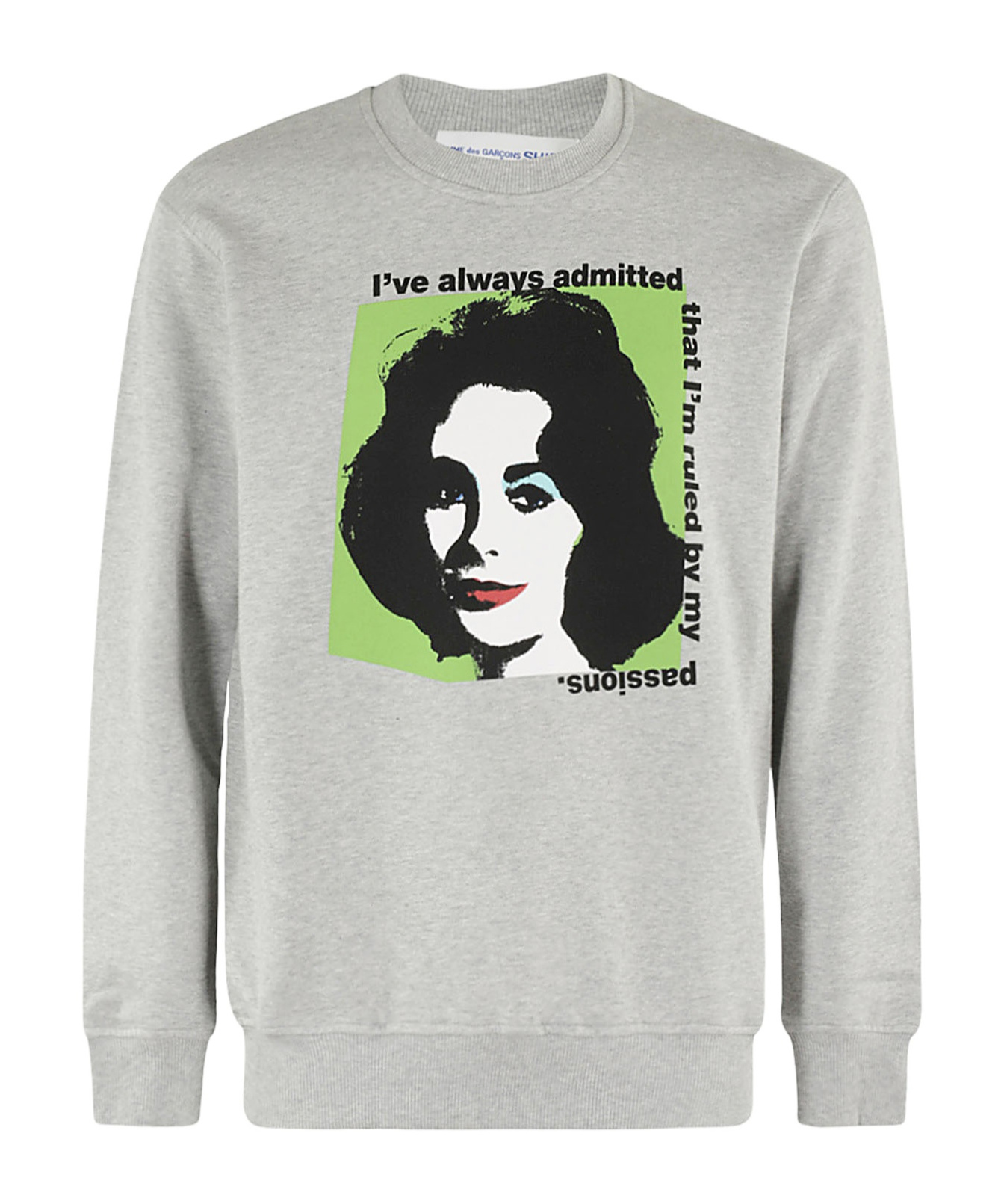 Comme Des Garçons Graphic-print Cotton Sweatshirt