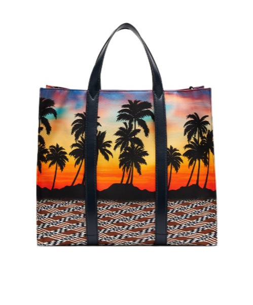 Fendi Large Summer In Roma Tote Bag In Black