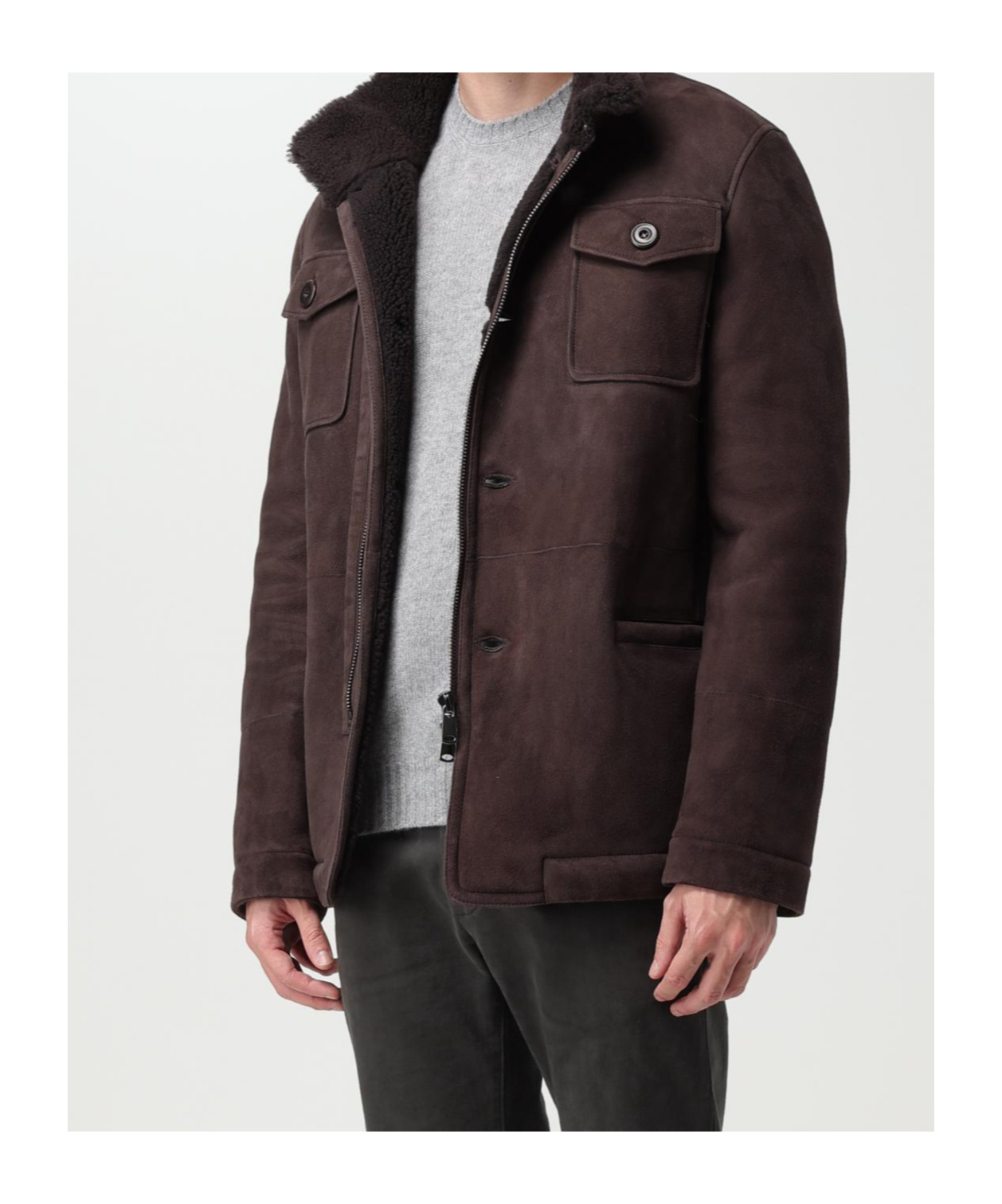 Sword 6.6.44 Long-sleeved Coat In Black