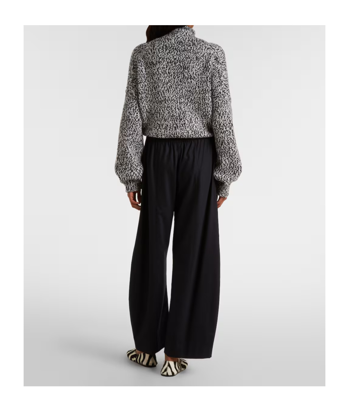 Khaite Clover Cotton Wide-leg Pants In Blue