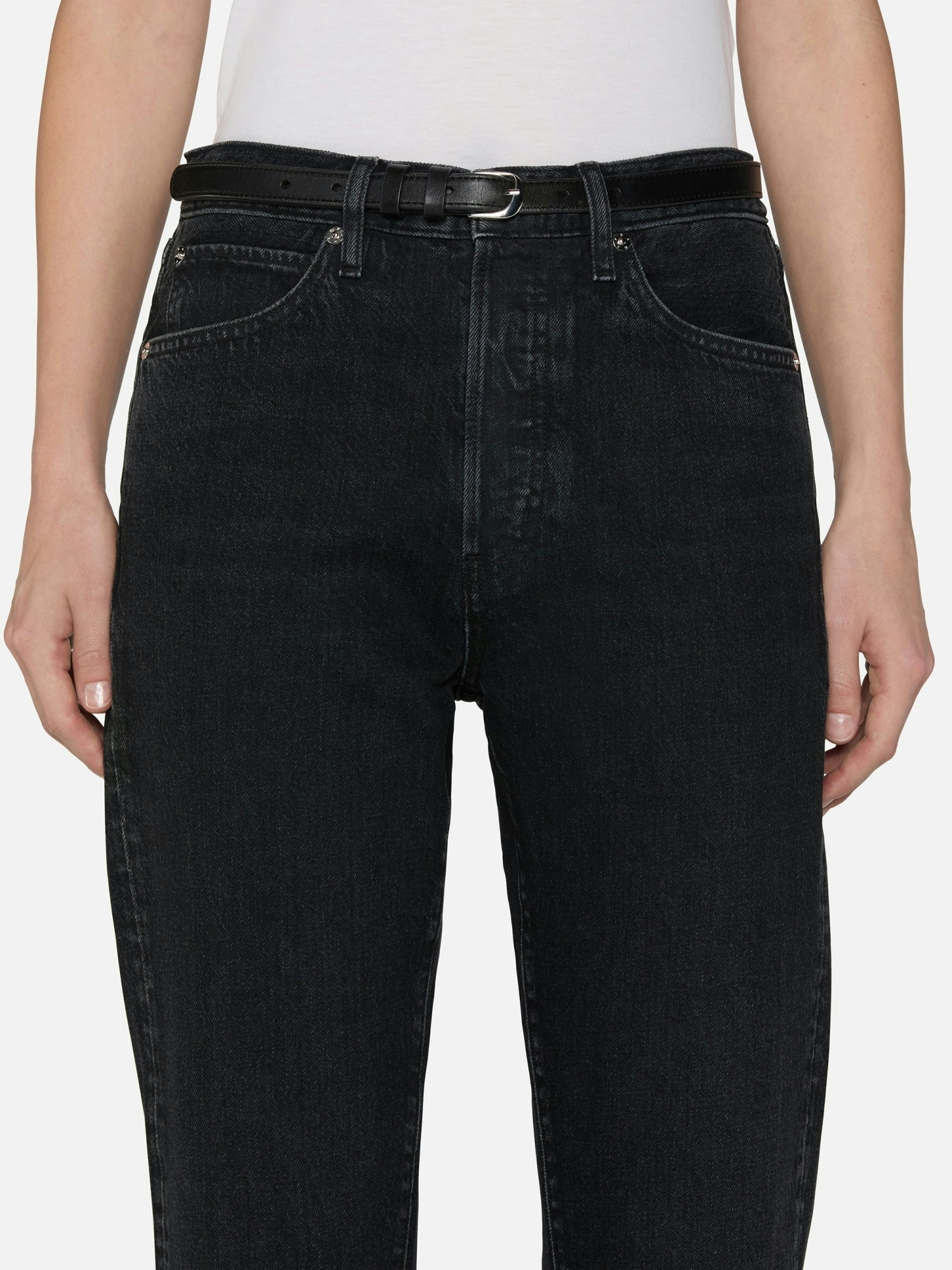 Frame Jeans With Belt Loops