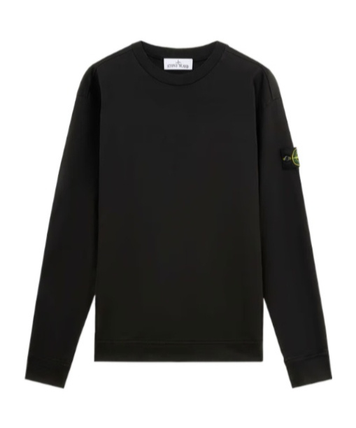 Shop Stone Island Long-sleeved Sweater In Black