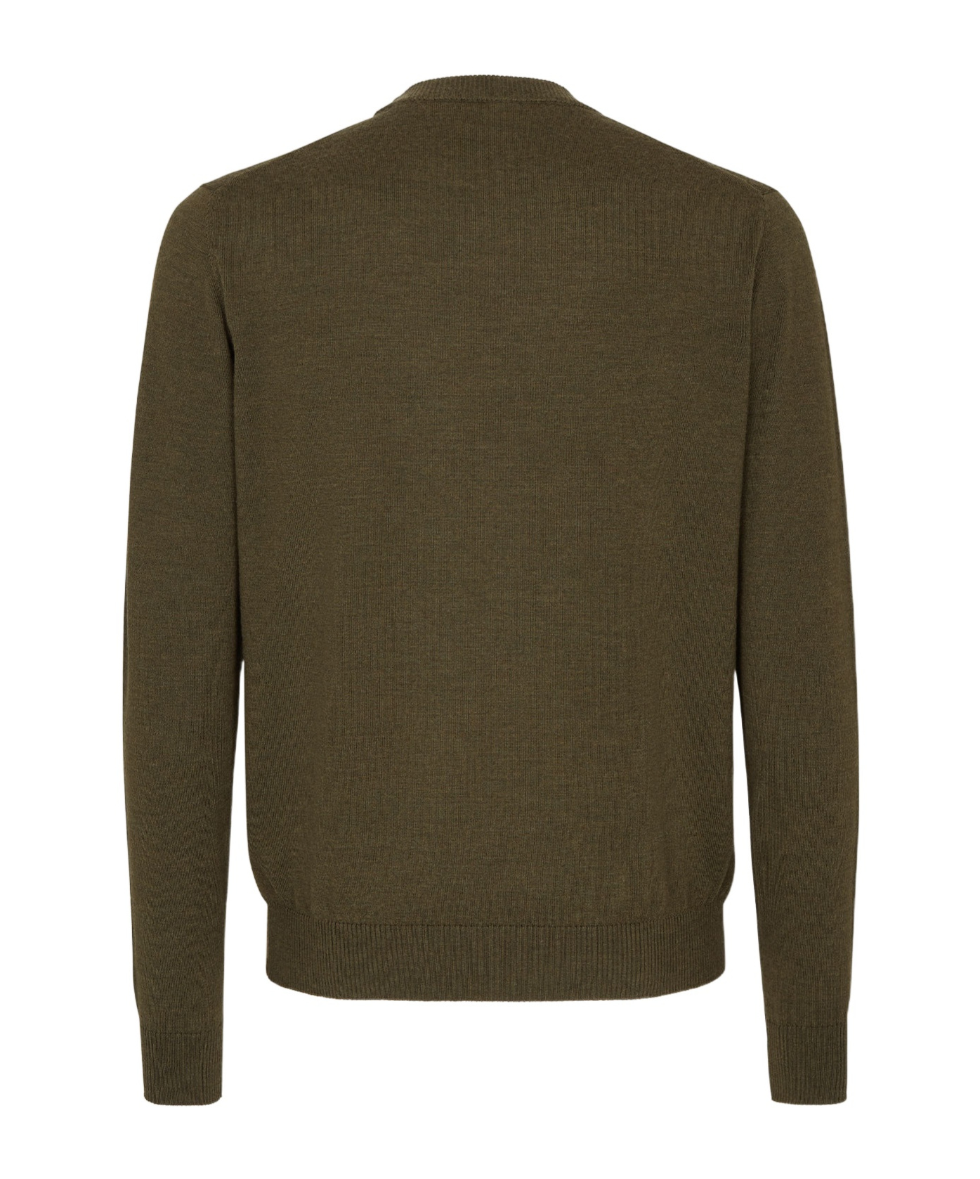 Fendi Pullover Wool Ff Emboss In Green