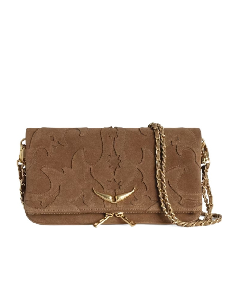 Zadig & Voltaire Zadig  Voltaire Rock Foldover Clutch Bag