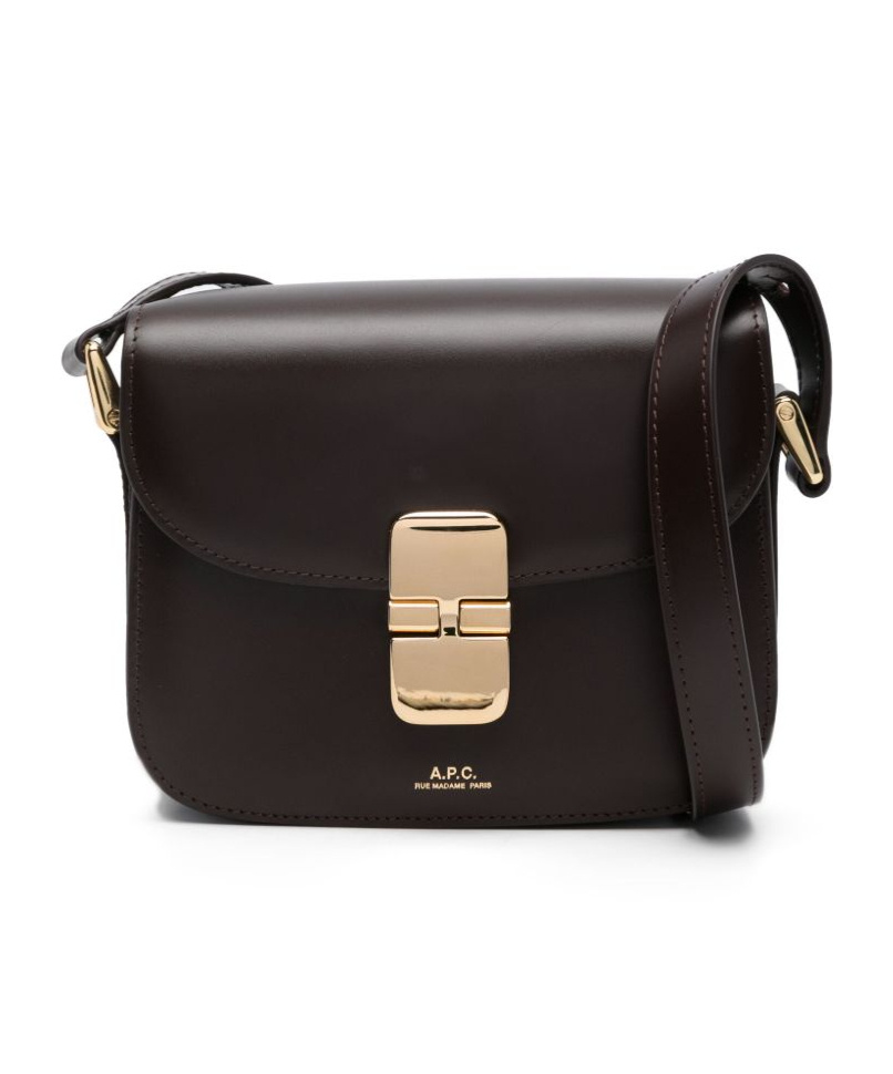 Apc A.p.c. Grace Mini Shoulder Bag In Black