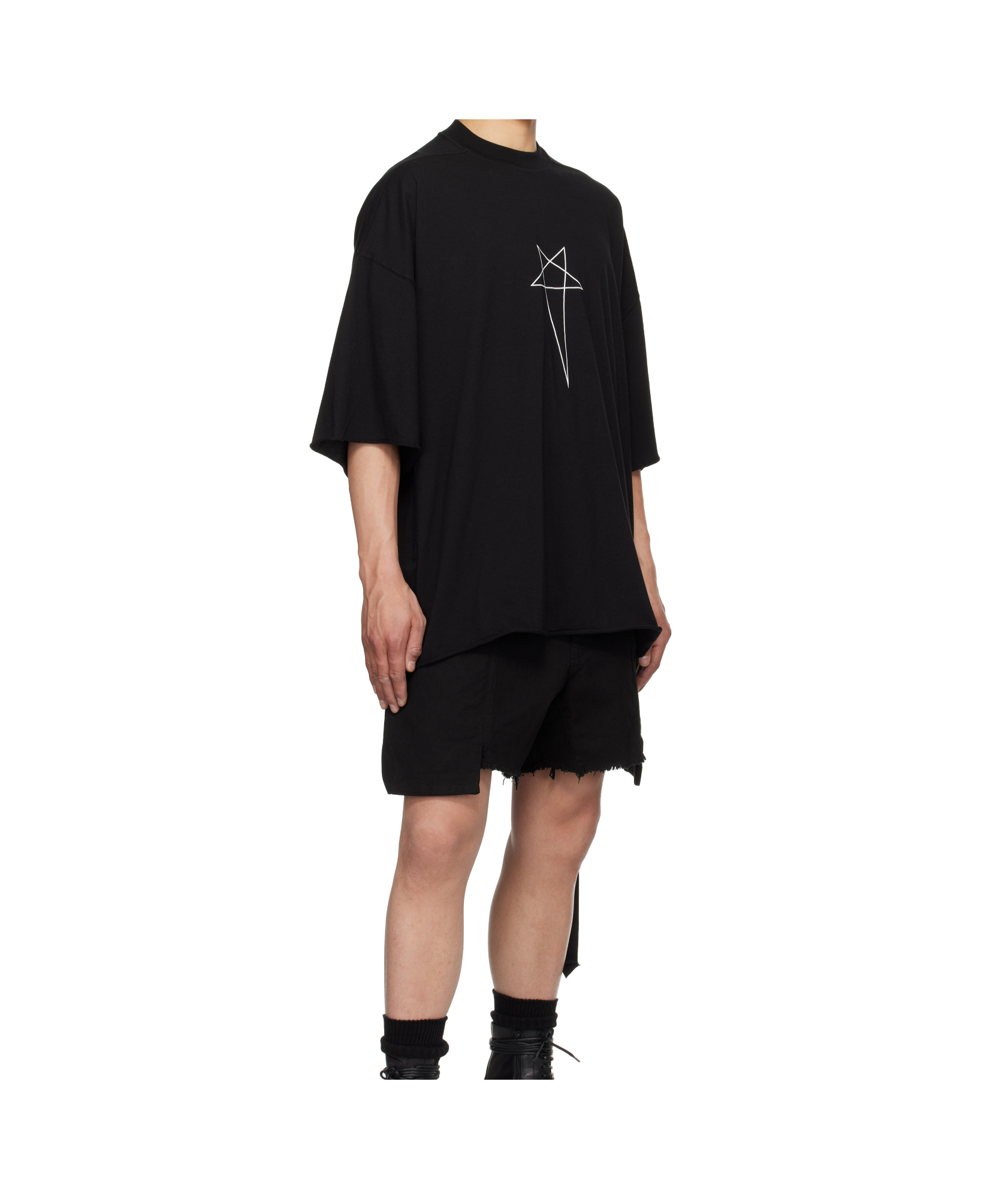 Shop Rick Owens Drkshdw Tommy T T-shirt In Black