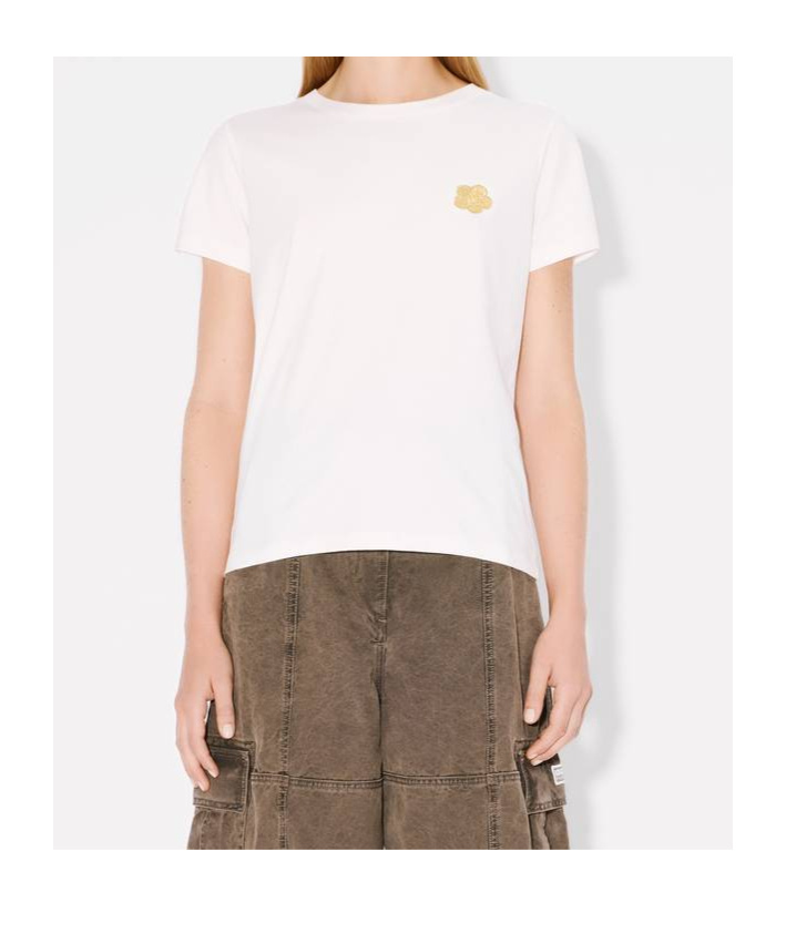 Kenzo Item O-neck Short-sleeved T-shirt In White