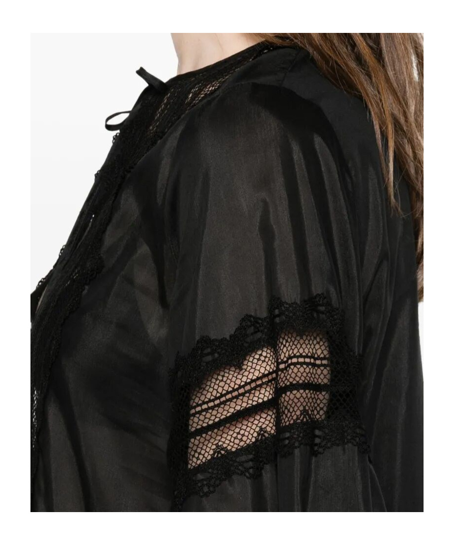 Ermanno Scervino Layered Maxi Dress In Black