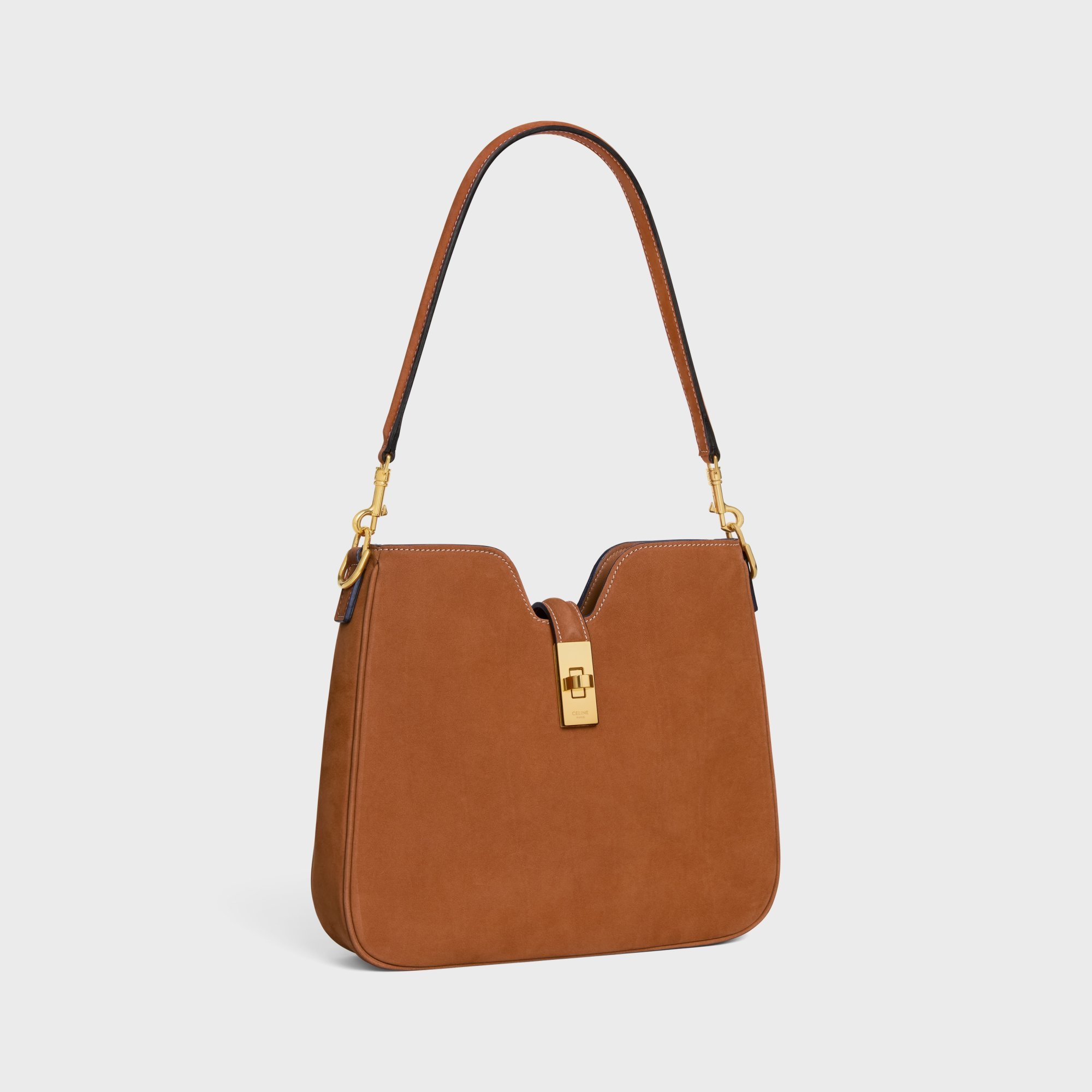 Celine Small Camille 16 Soft Bag In Nubuck Calfskin