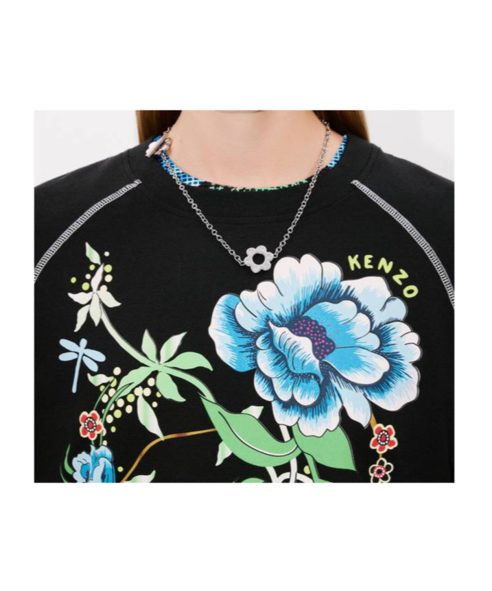 Kenzo Item O-neck Short-sleeved T-shirt In Black