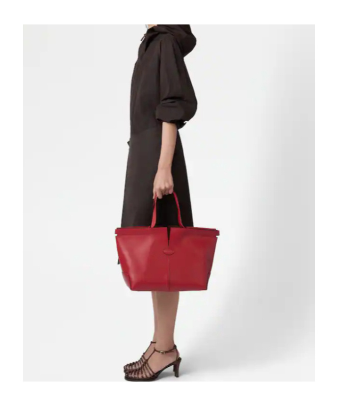 Tod's Medium Di Tote Bag In Red