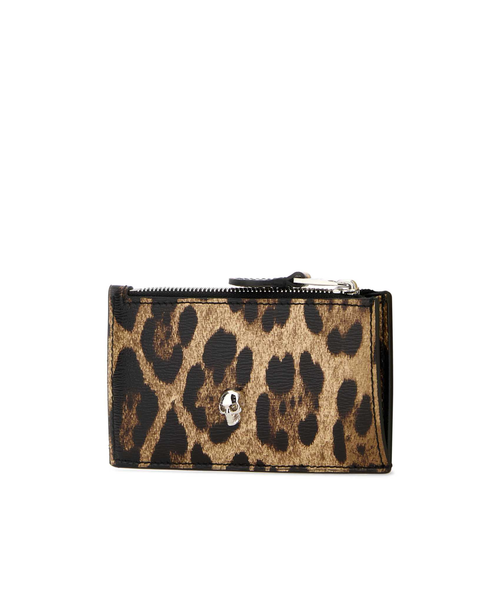 ALEXANDER MCQUEEN LEOPARD PRINT WALLET