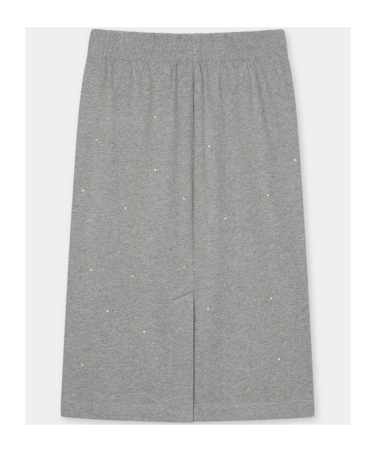 Kenzo Elephant Logo Strass Midi Skirt