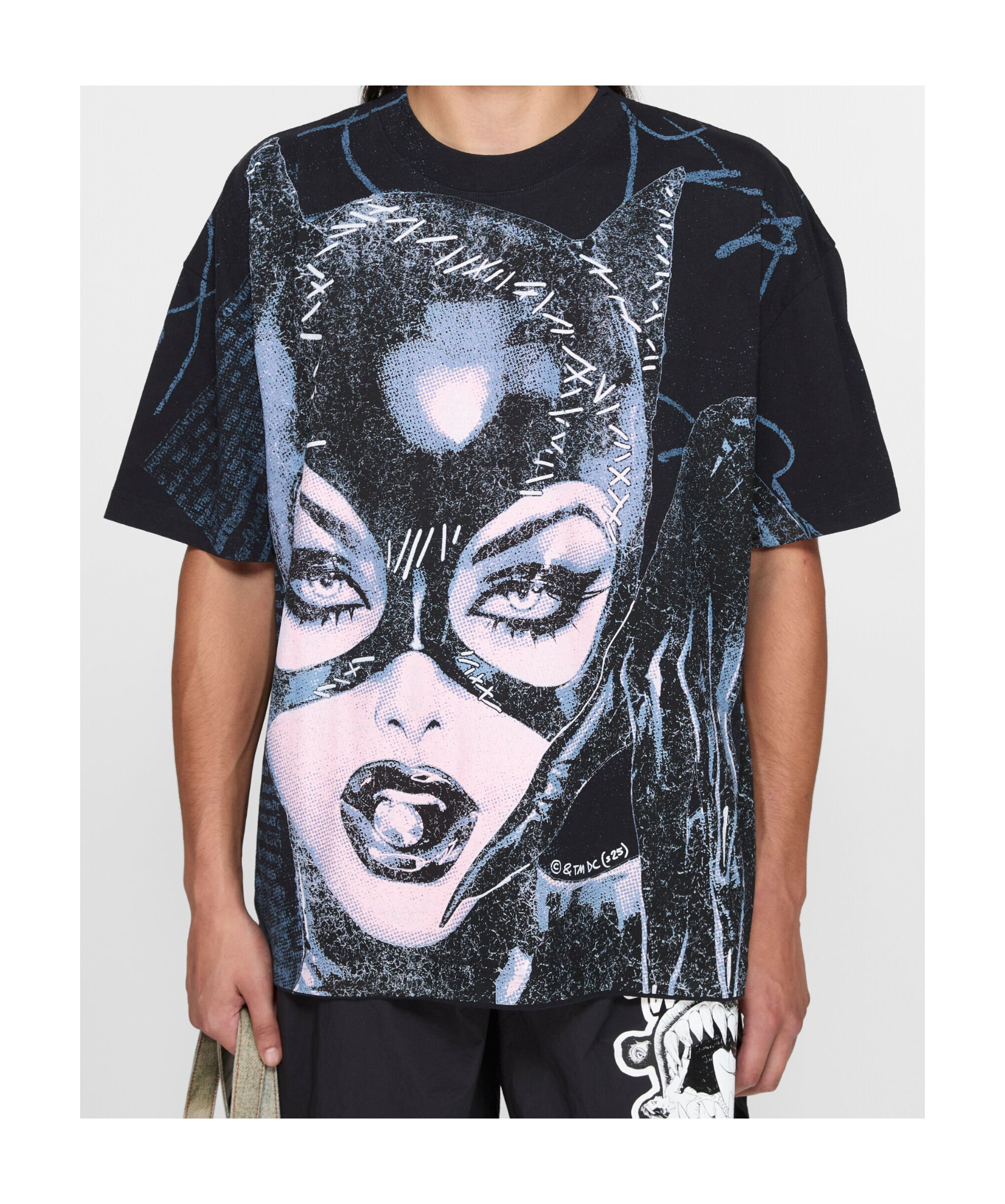 Acne Studios Item O-neck Short-sleeved T-shirt In Black