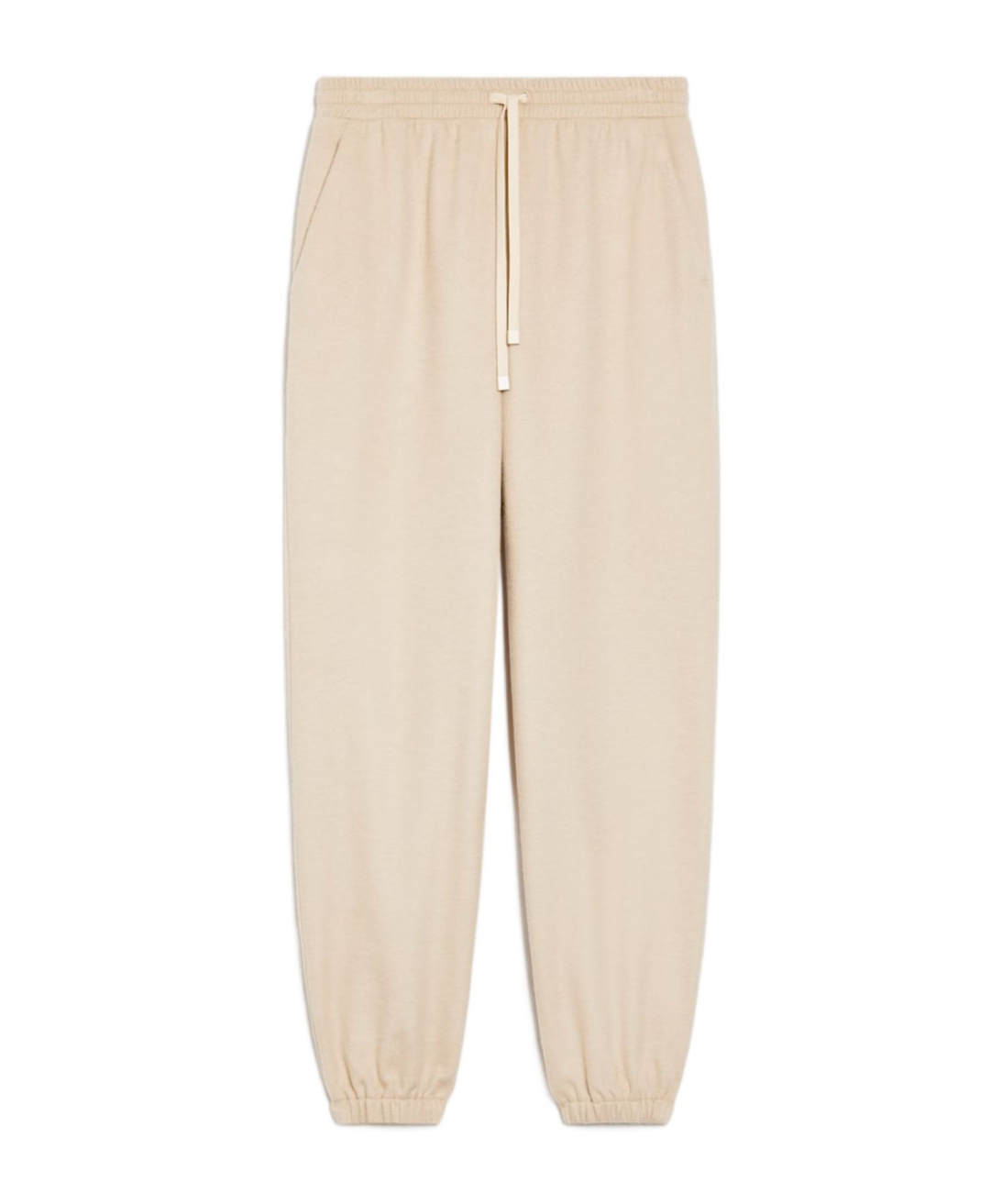 Weekend Max Mara Elis Soft Trousers In Jersey Drap In Nude