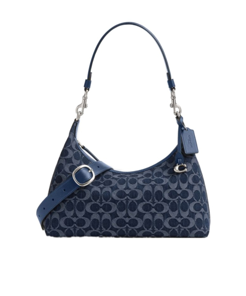 Coach Juliet Shoulder Bag In Signature Denim In Blue