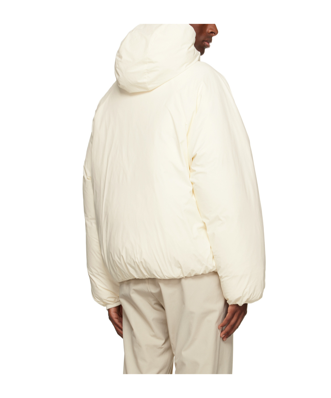 Post Archive Faction (paf) Zipper Down Jacket In White