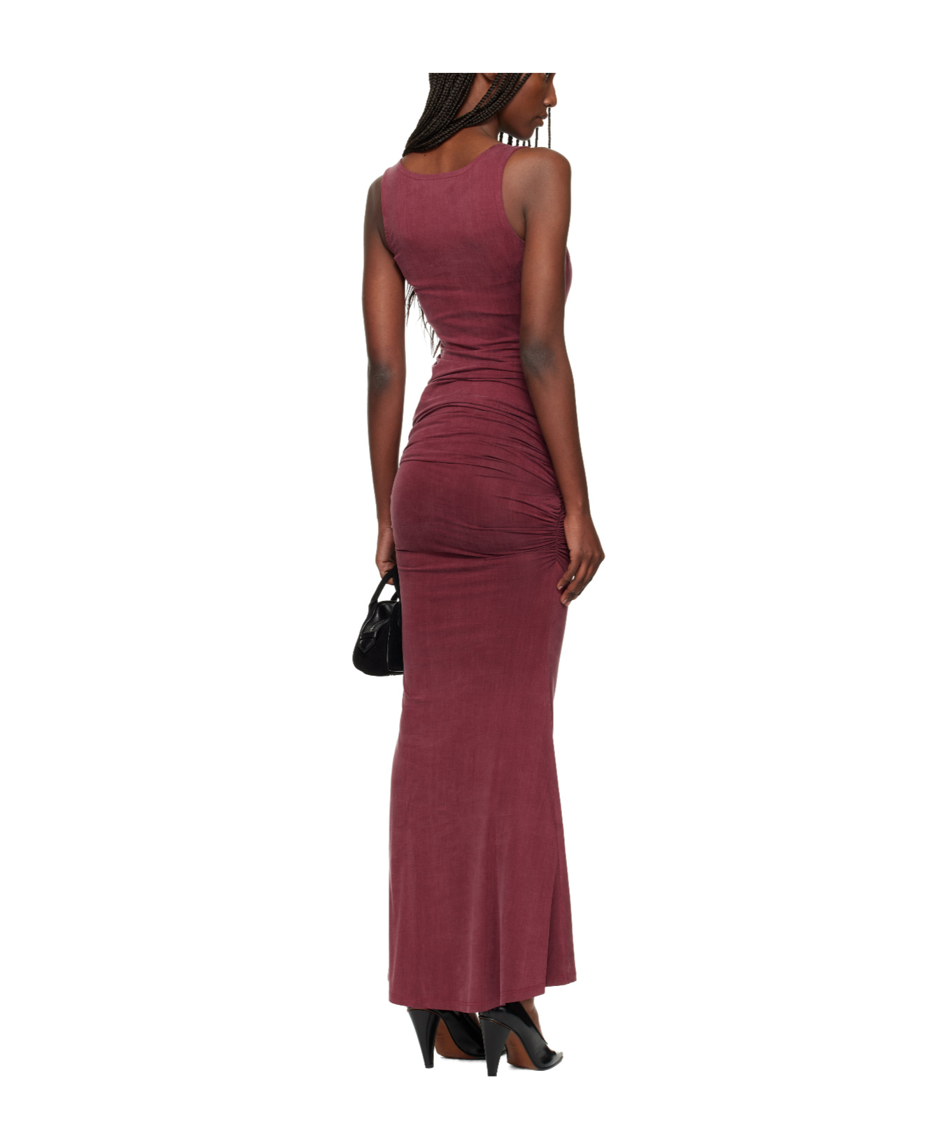 Vivienne Westwood Red Liz Jersey Maxi Dress In Burgundy