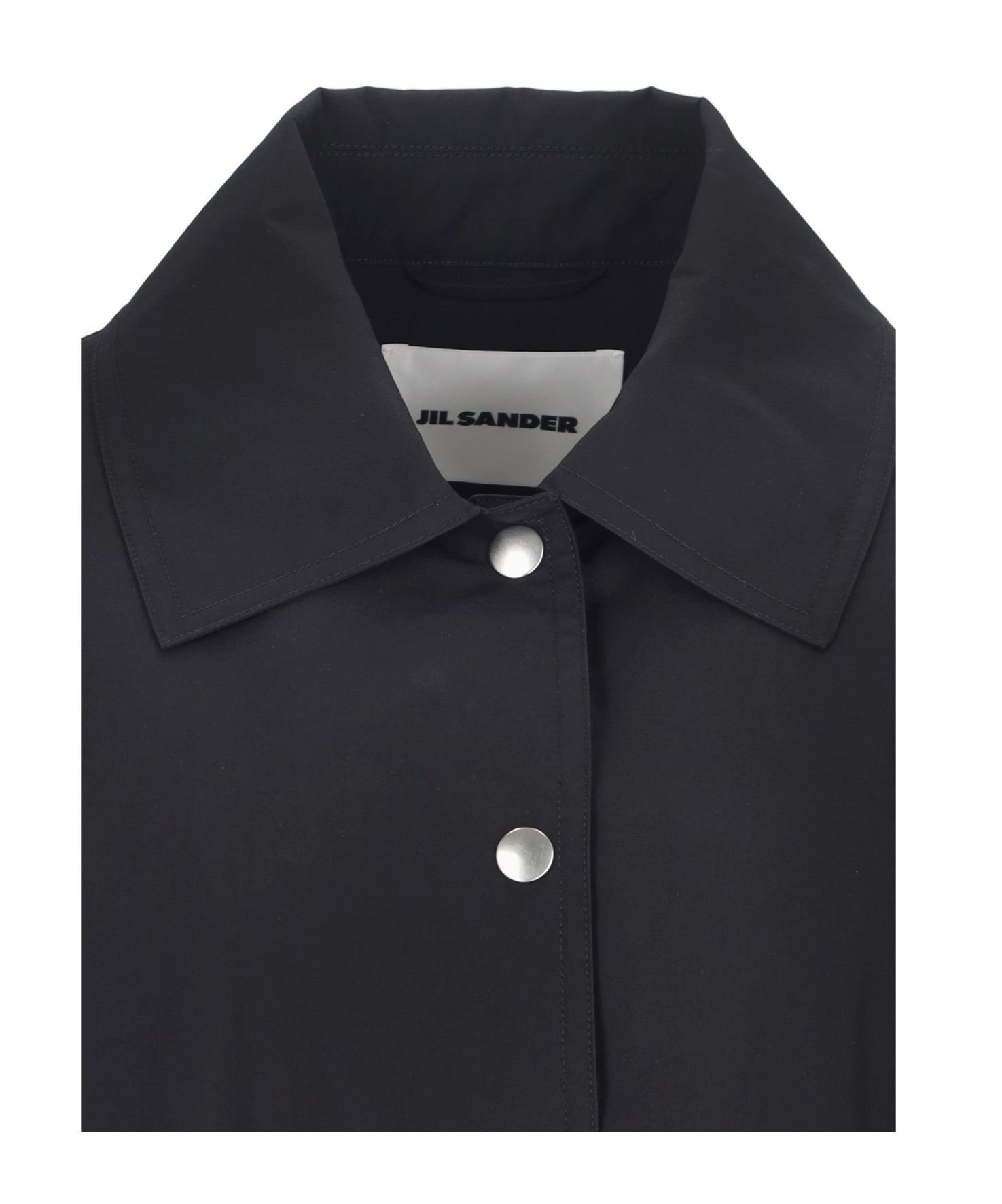 Jil Sander Giubbino In Cotone Nero Donna In Black