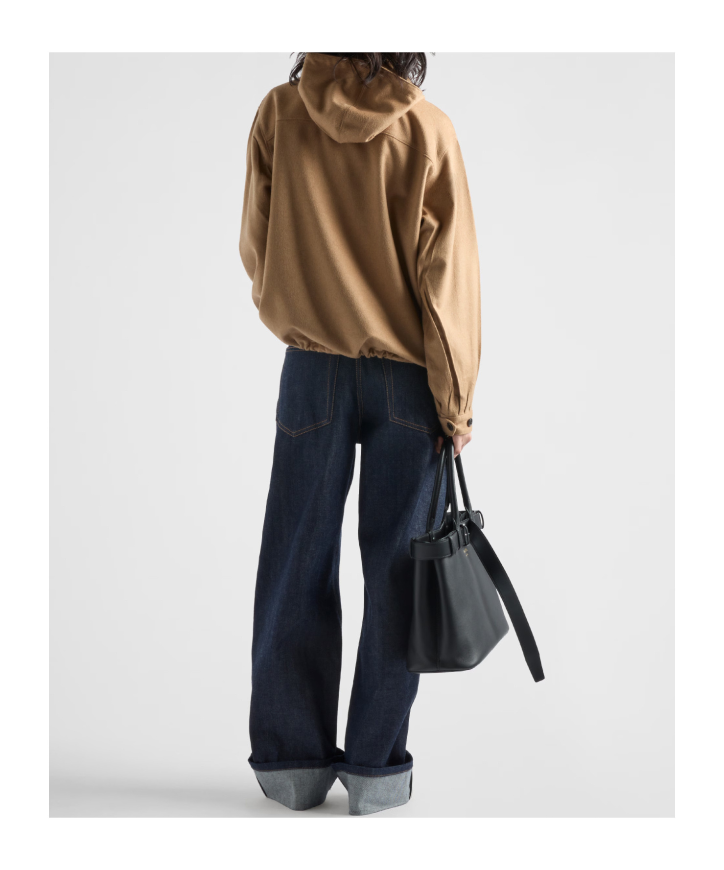 PRADAキャメル ヘア アノラック Prada Camel Hair Anorak In Brown | ModeSens