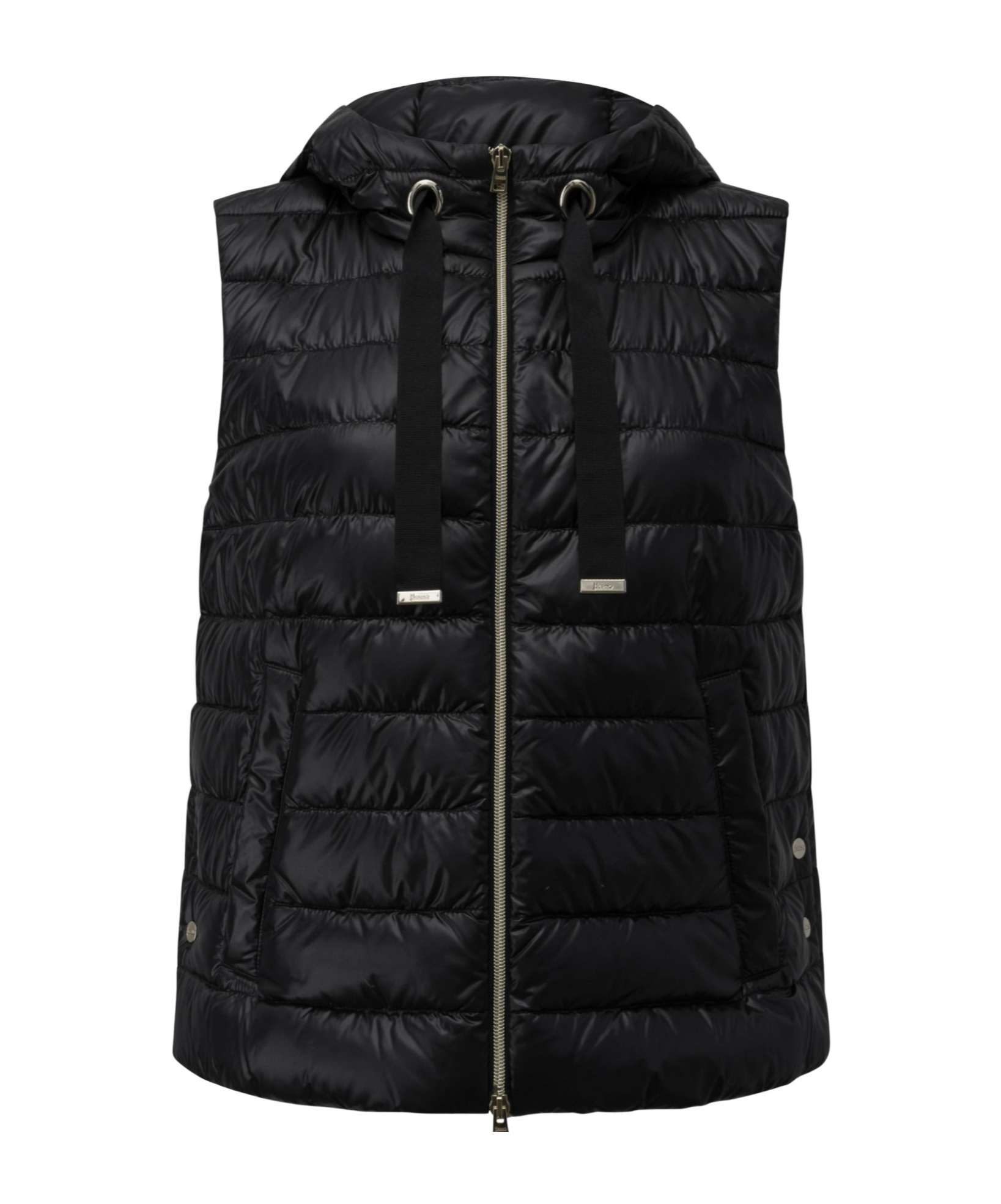Herno Short Down Jacket In Black