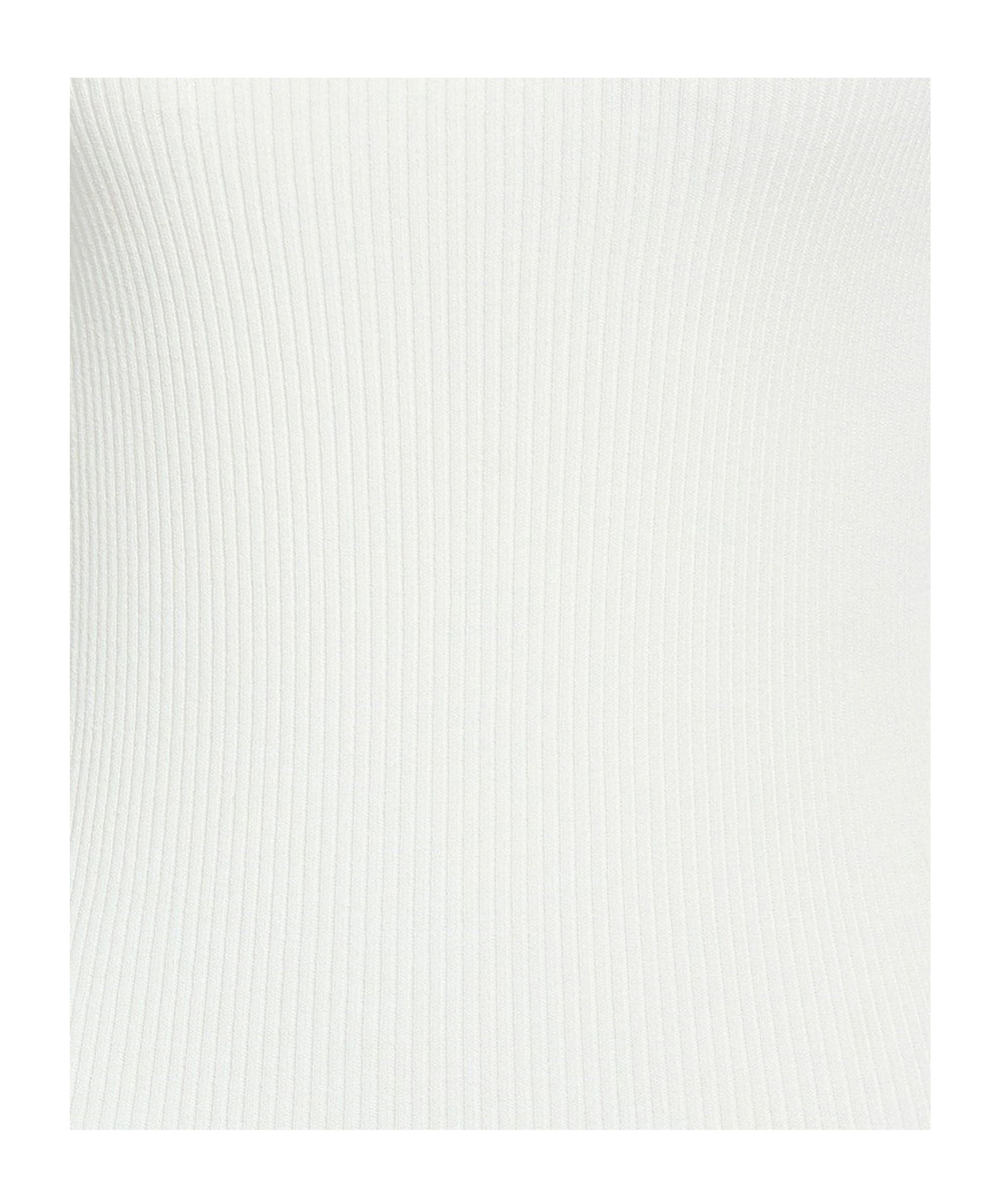 Max Mara Solid Color Lightweight Knit Sweater In White