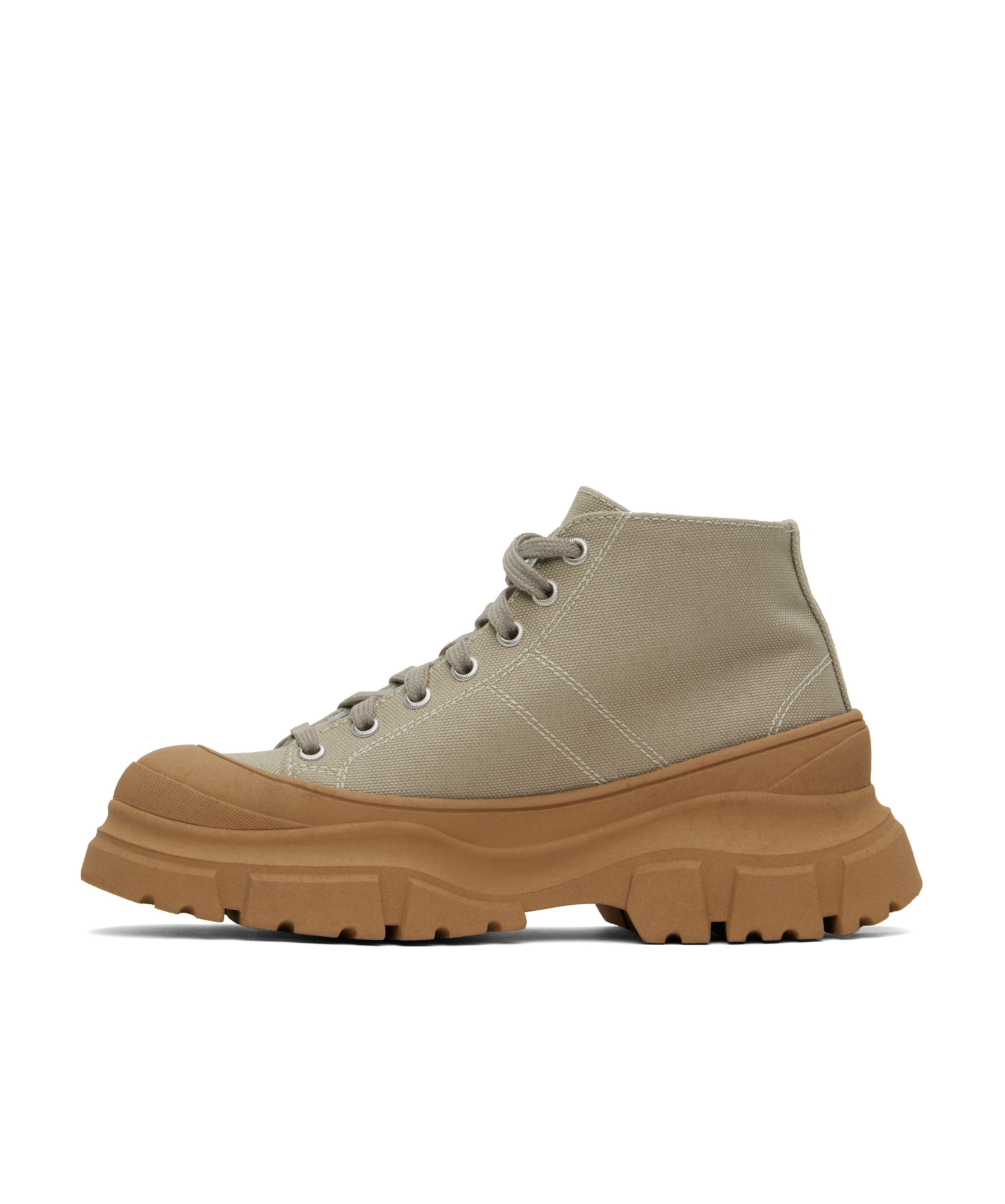 Sofie D'hoore Lace-up High-top Sneakers In Brown