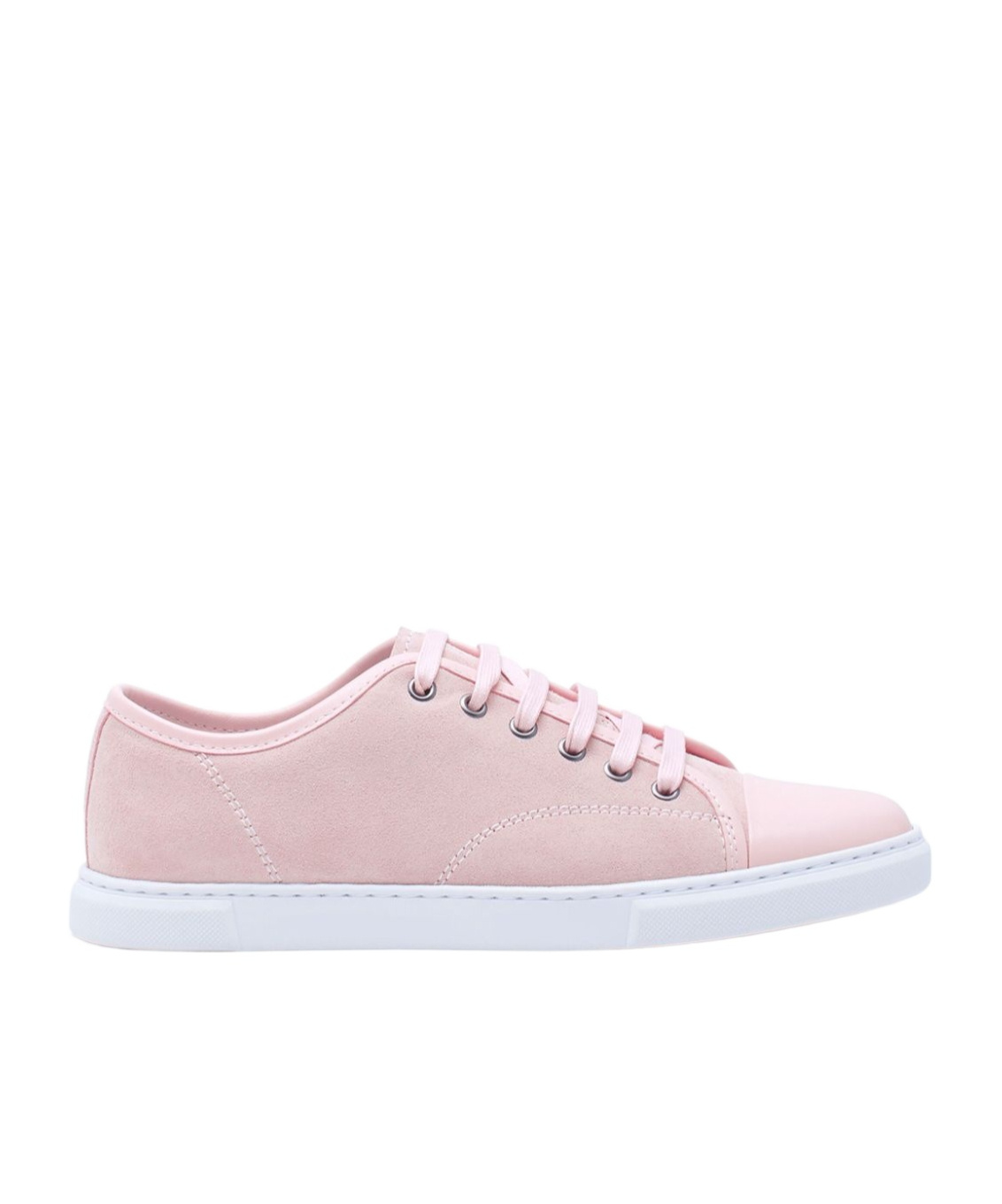 Lanvin Lace-up Low-cut Casual Shoes In Pink