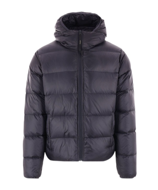 Aspesi Hooded Cotton Coat In Animal Print