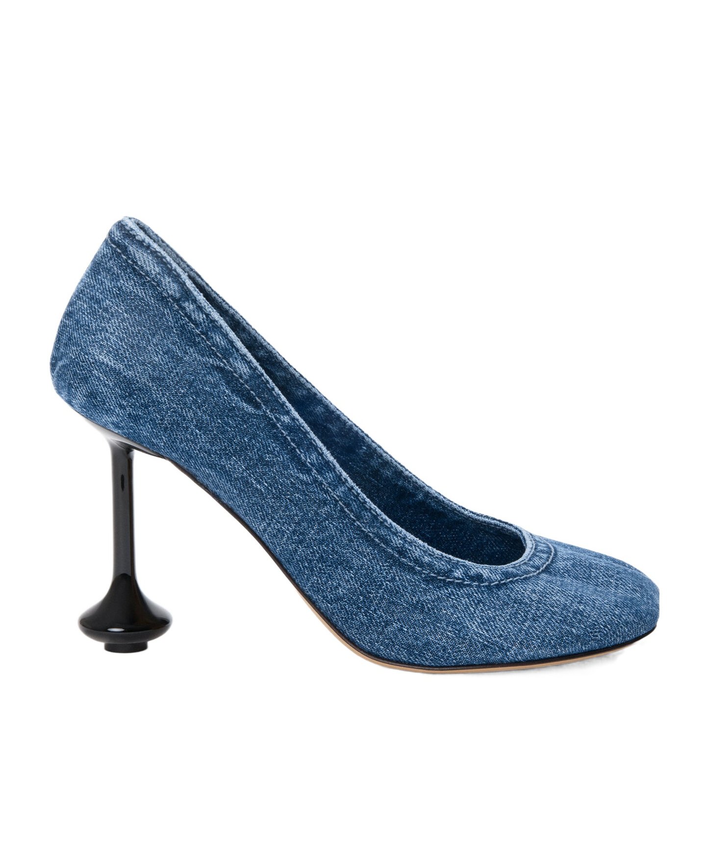 Loewe Toy Denim Drop Stiletto Pumps In Blue