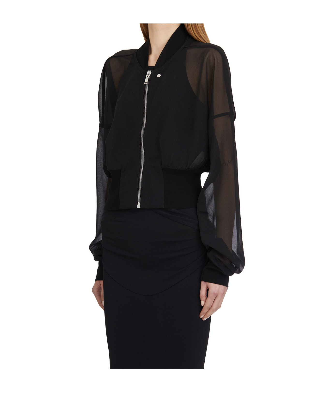 Rick Owens Organza Jacket Flight Jacket