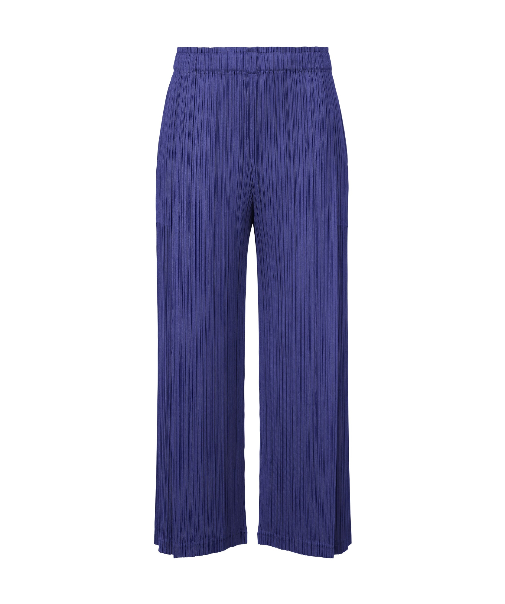 Issey Miyake Pleated Casual Pants In Blue