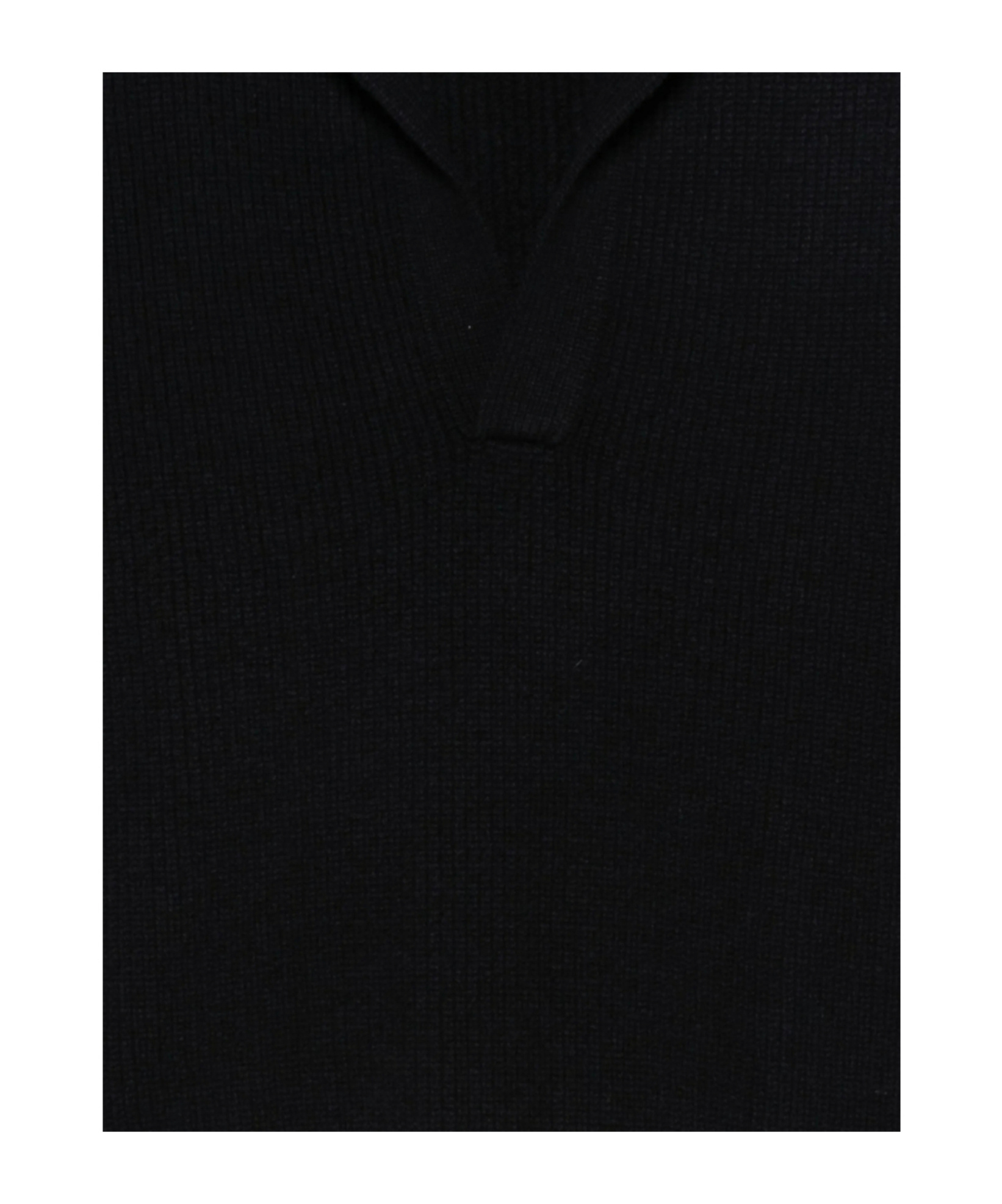 Studio Nicholson Lapel Sweater In Black
