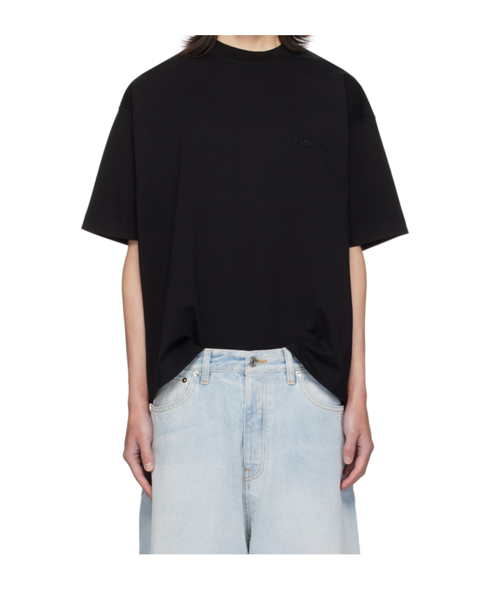 Vtmnts Short-sleeved T-shirt In Black
