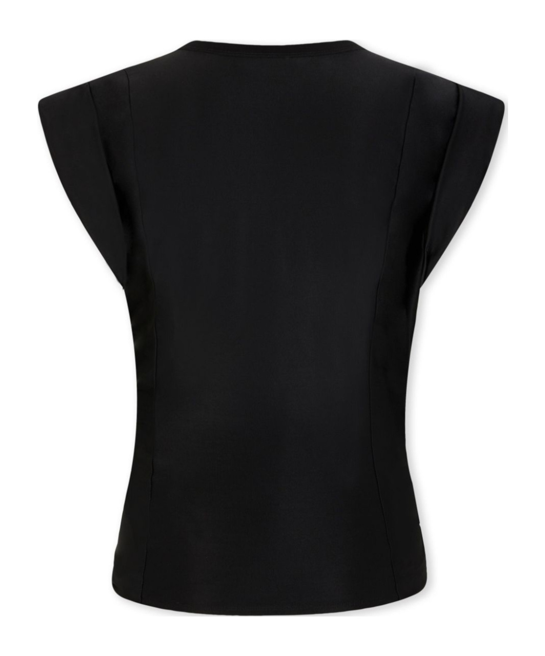 RABANNE ASYMMETRIC GATHERED-DETAIL BLOUSE