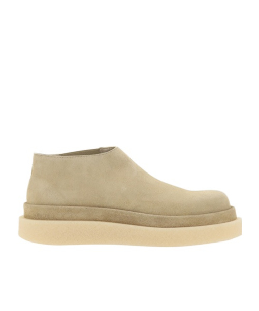 Jil Sander Suede Slip-on Loafers In Brown