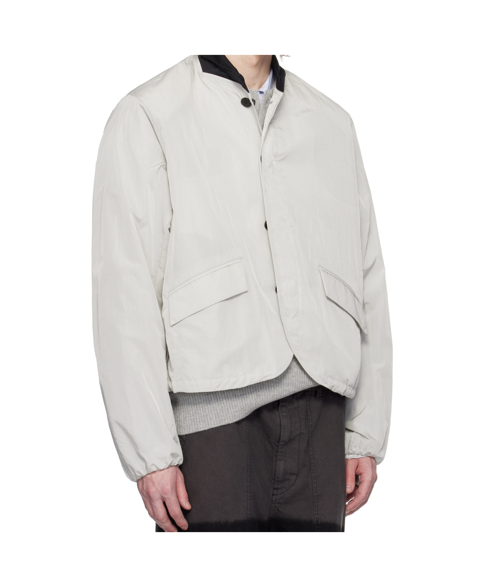Ader Error Long Sleeve Jacket In Grey