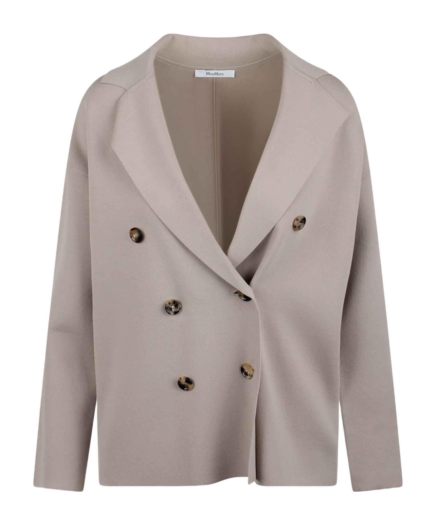 Max Mara Double Breasted Jacket In Gray