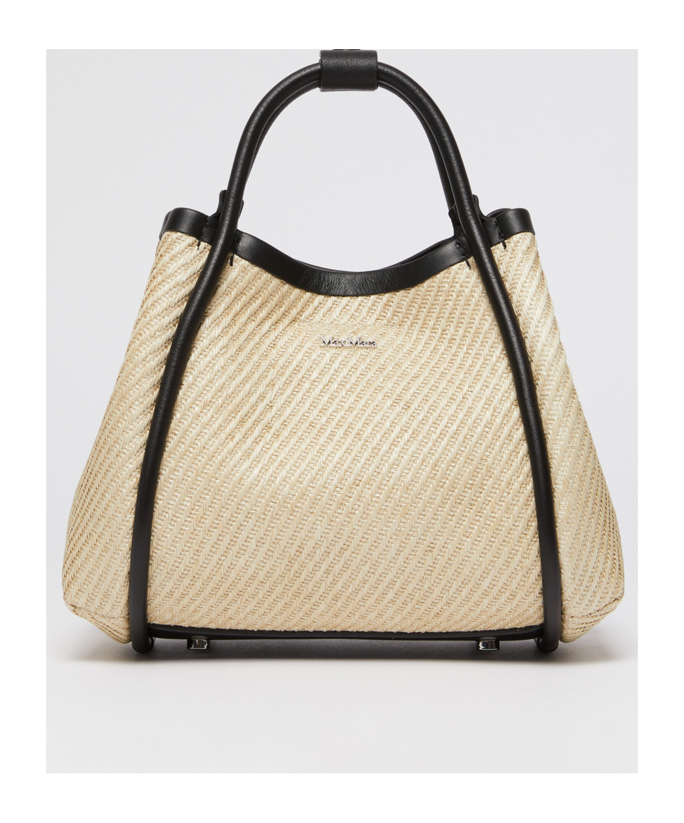 Max Mara Summermarines Handbag Light Blue In Nude